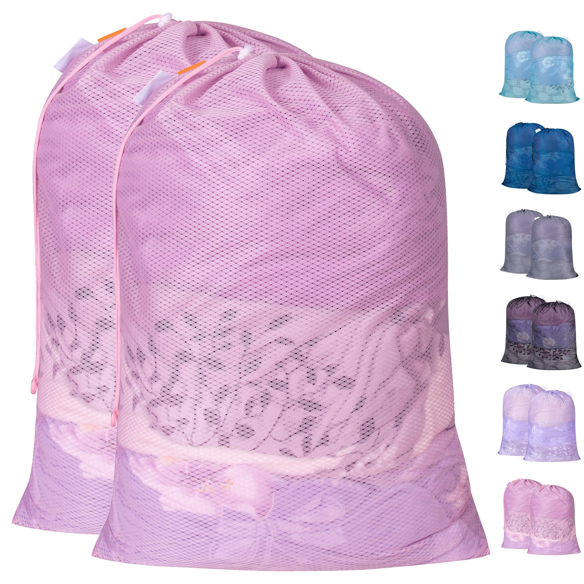 2 Pack Heavy Duty Diamond Mesh Laundry Bag (2 Count)