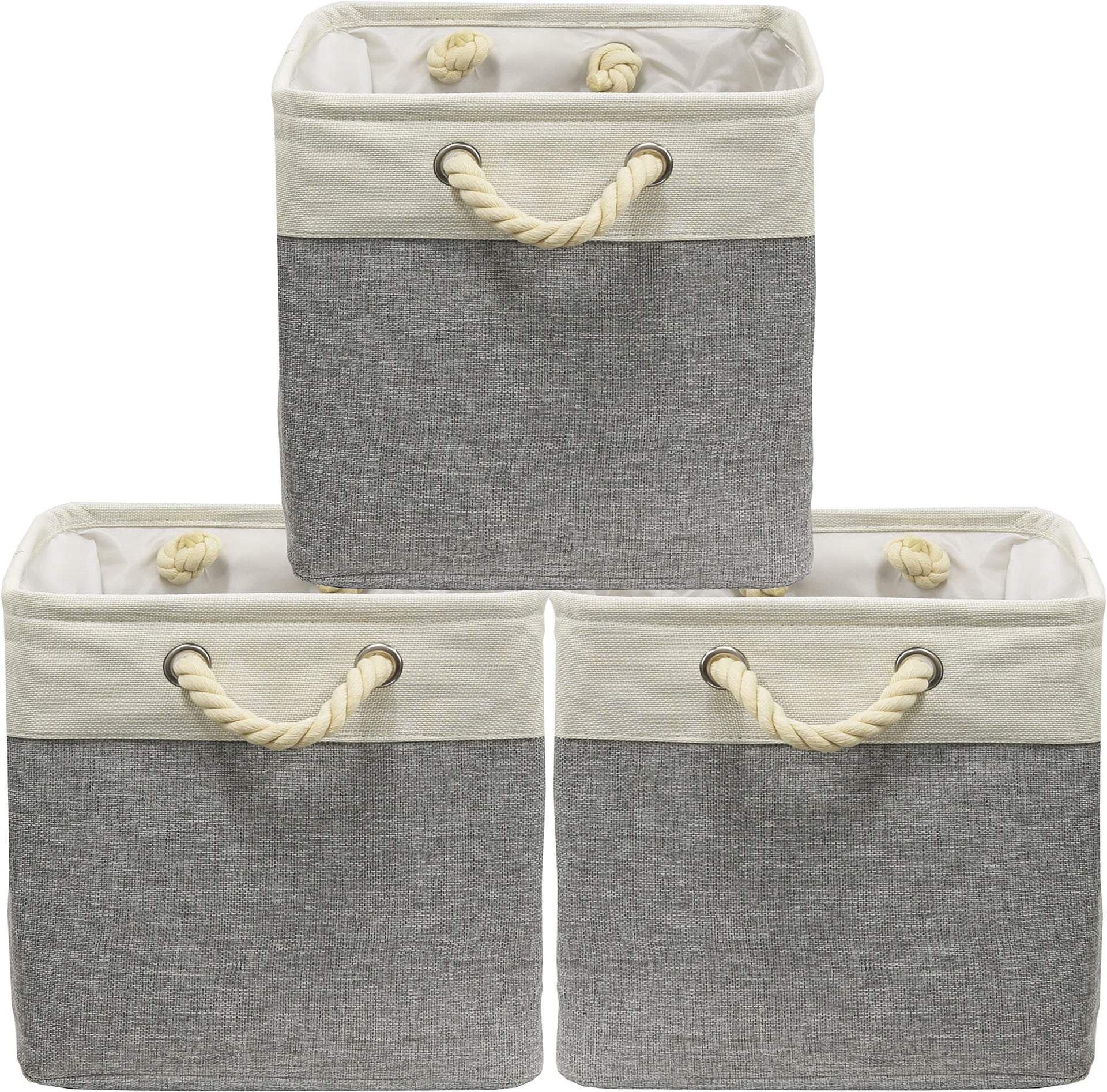 13" x 13" Large Fabric Storage Cubes (3 Count)