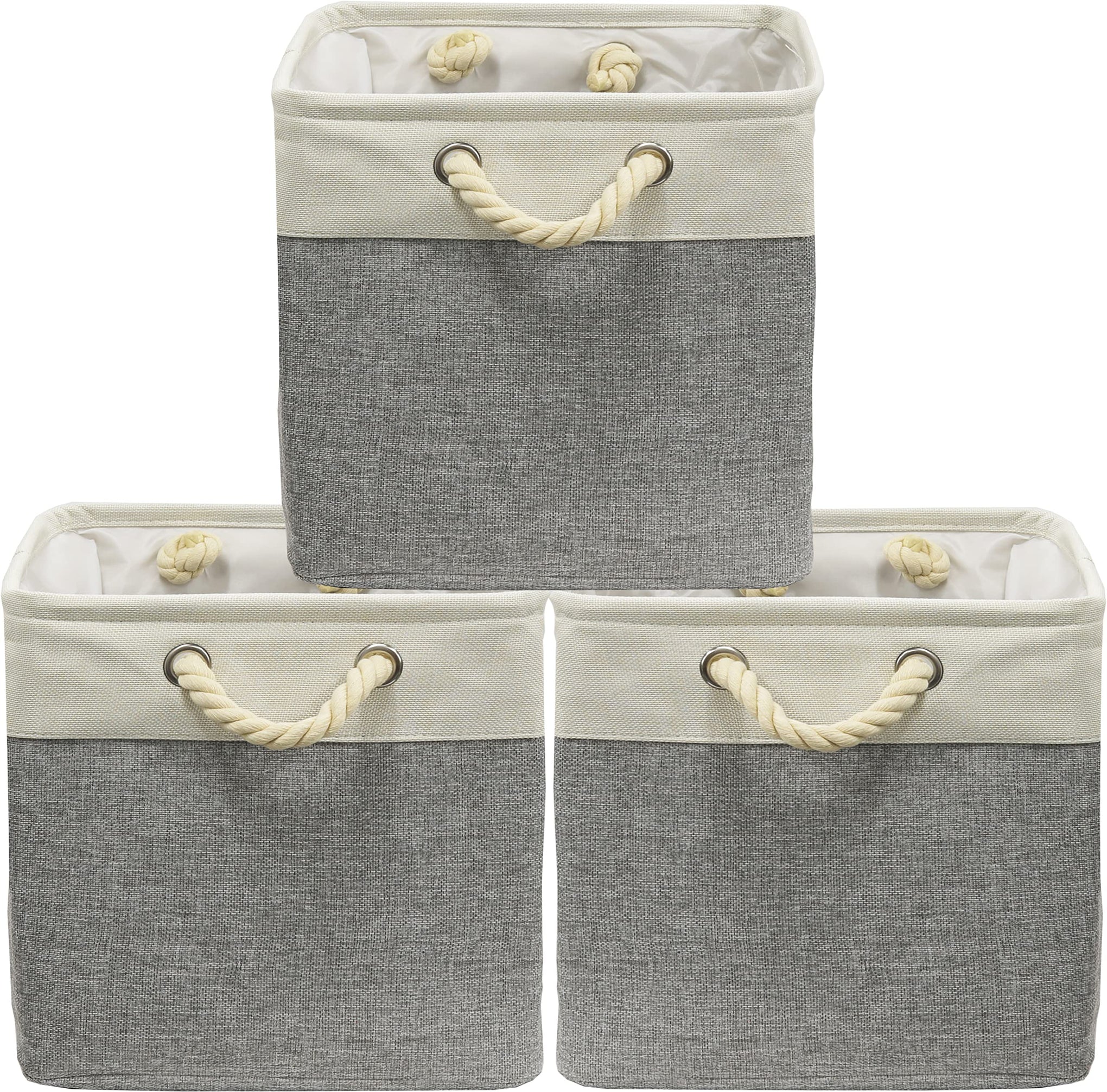 13" x 13" Large Fabric Storage Cubes (3 Count)