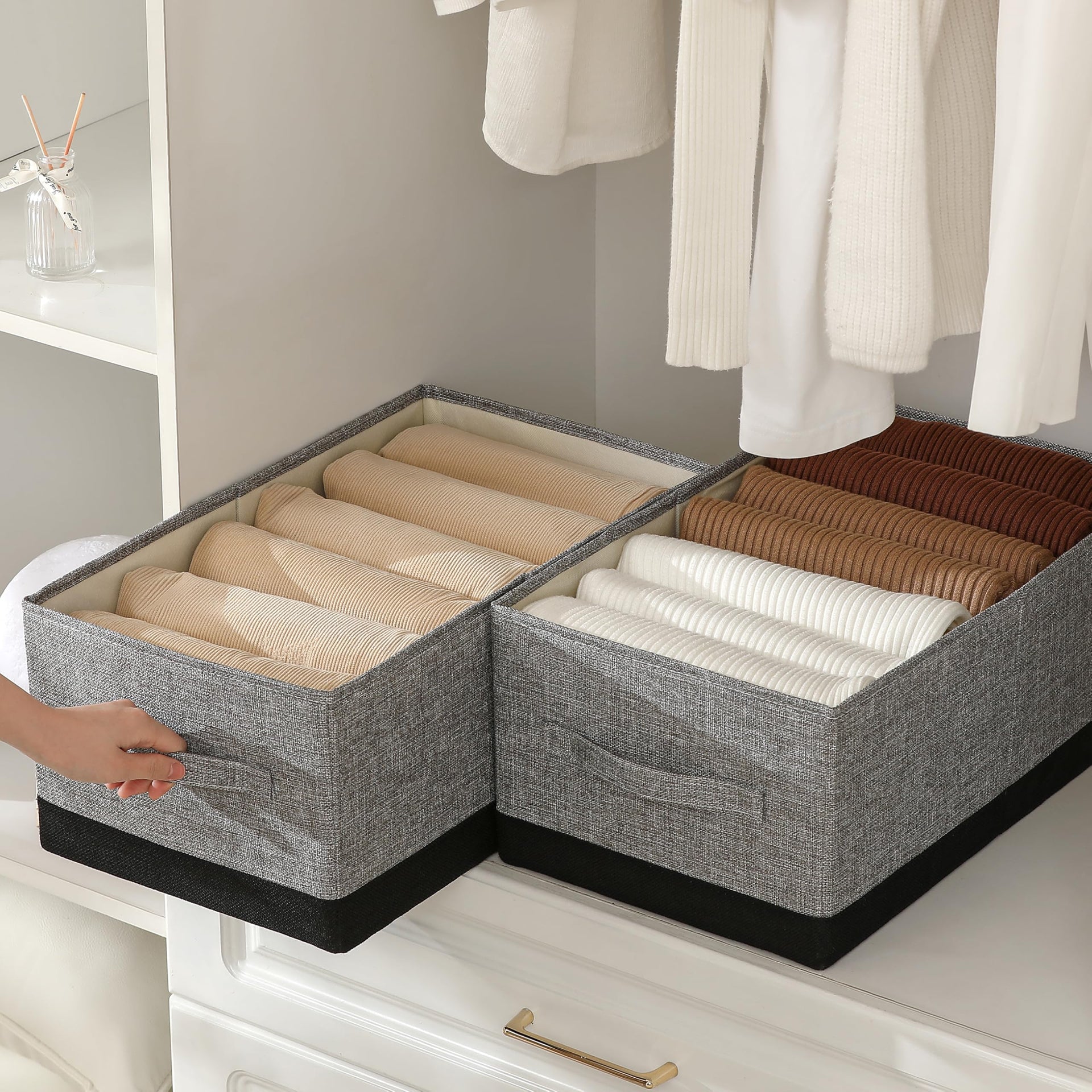 Linen Folding Storage Bins