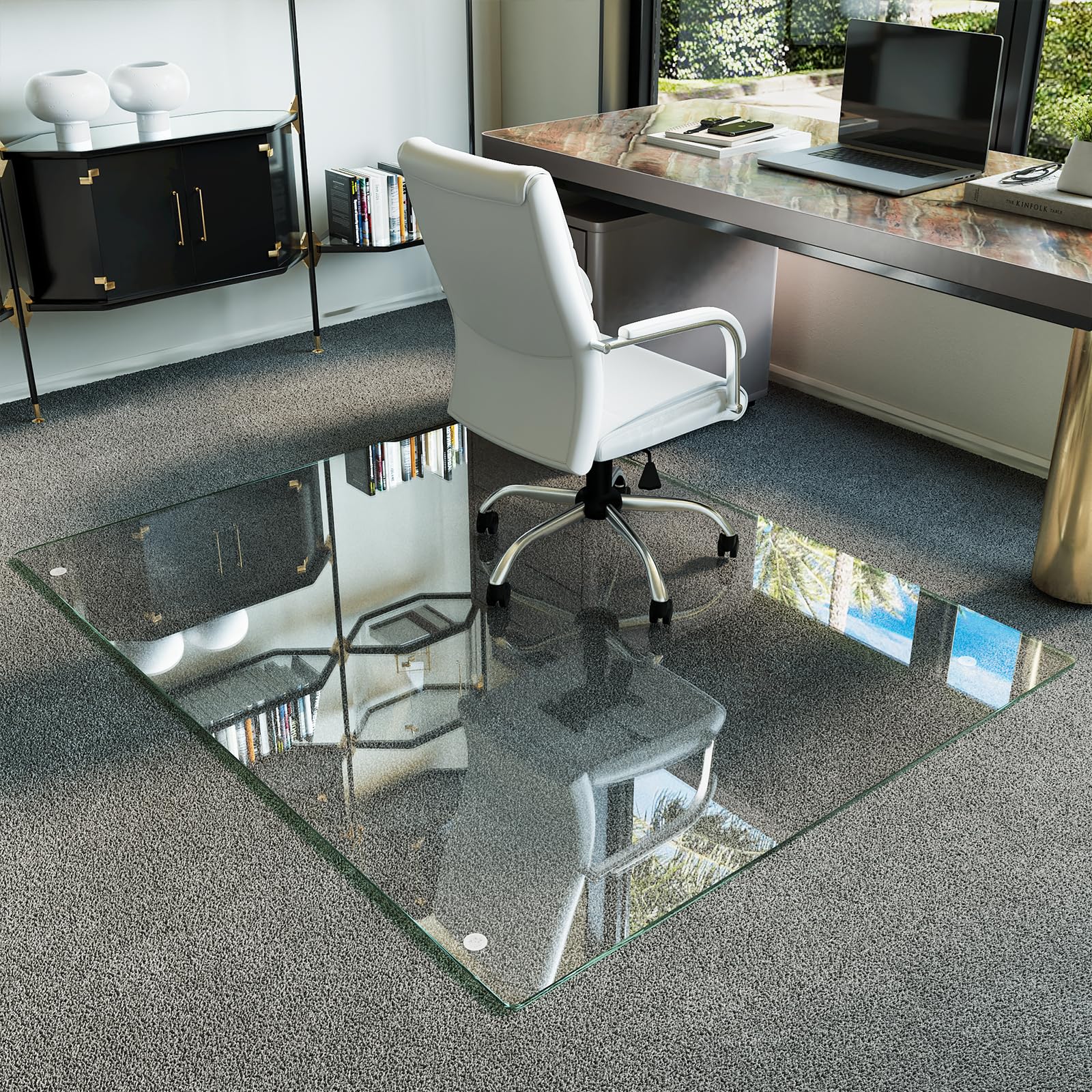 48" x 60" Office Chair Mat for Hardwood Floors & Carpets