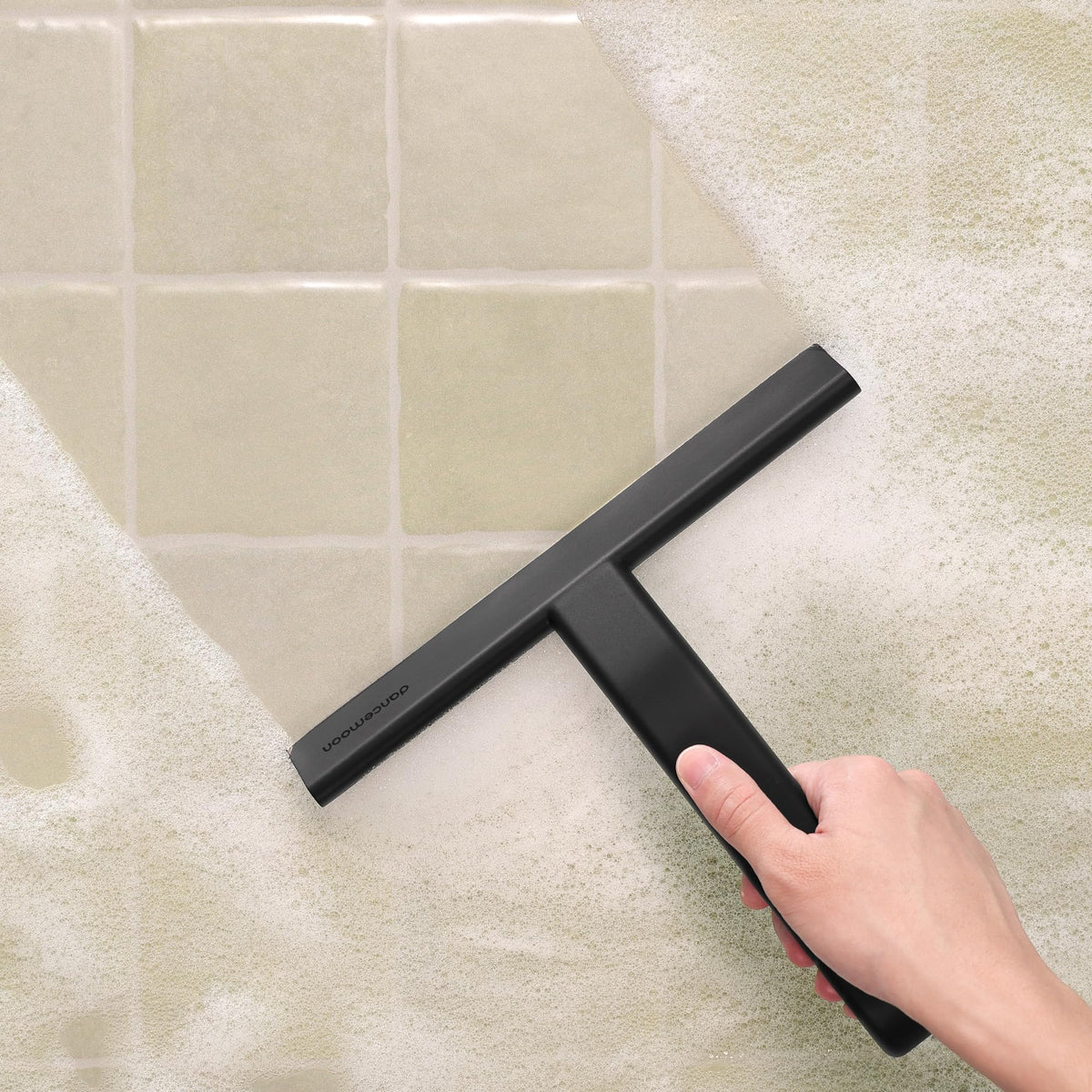 JustHang Shower Squeegee with Built