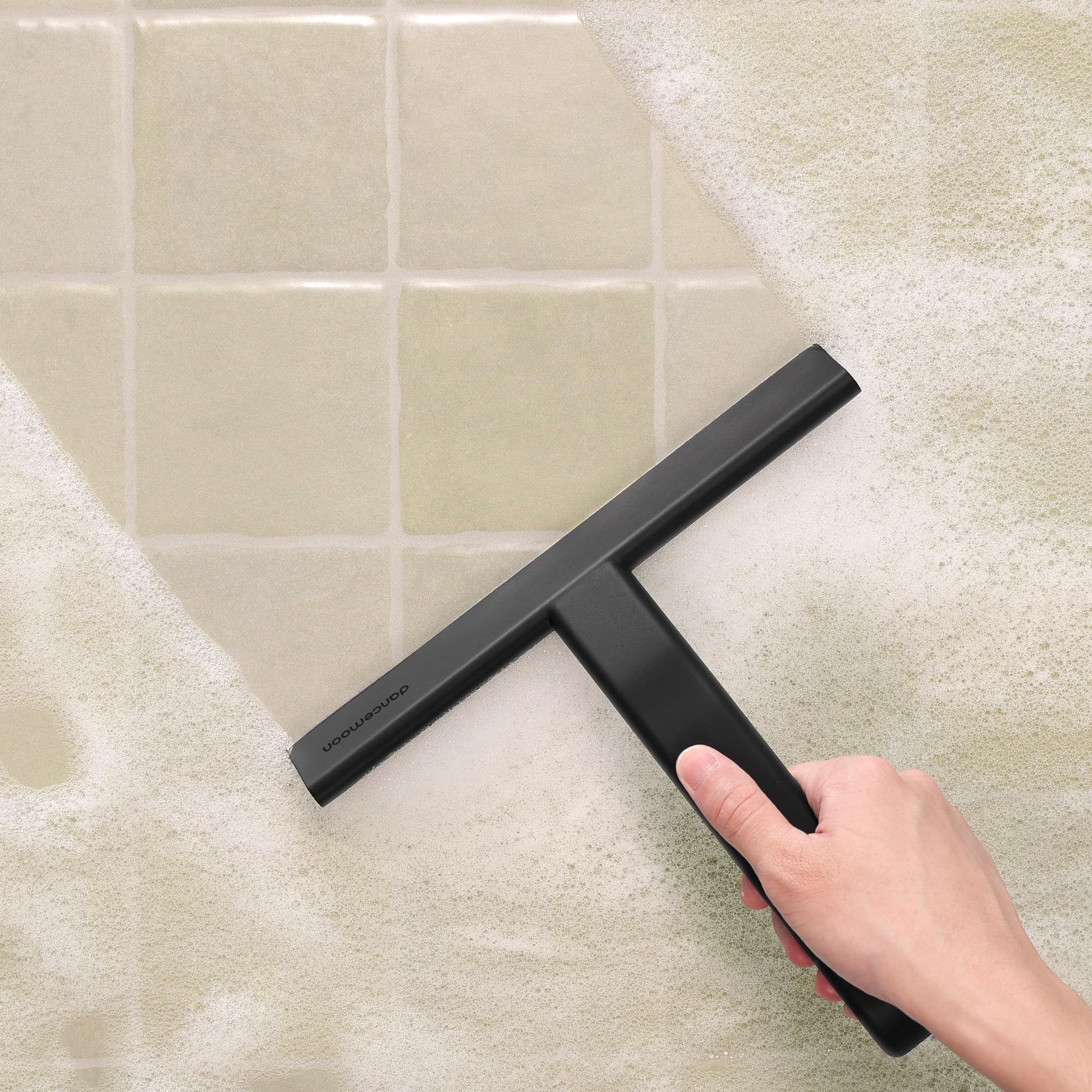JustHang Shower Squeegee with Built