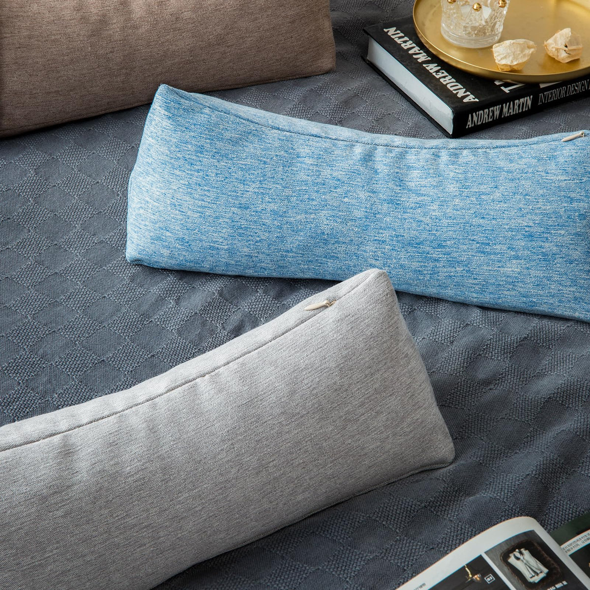 Buckwheat Neck Support Pillow Cervical Neck Cylinder Bolster Pillow