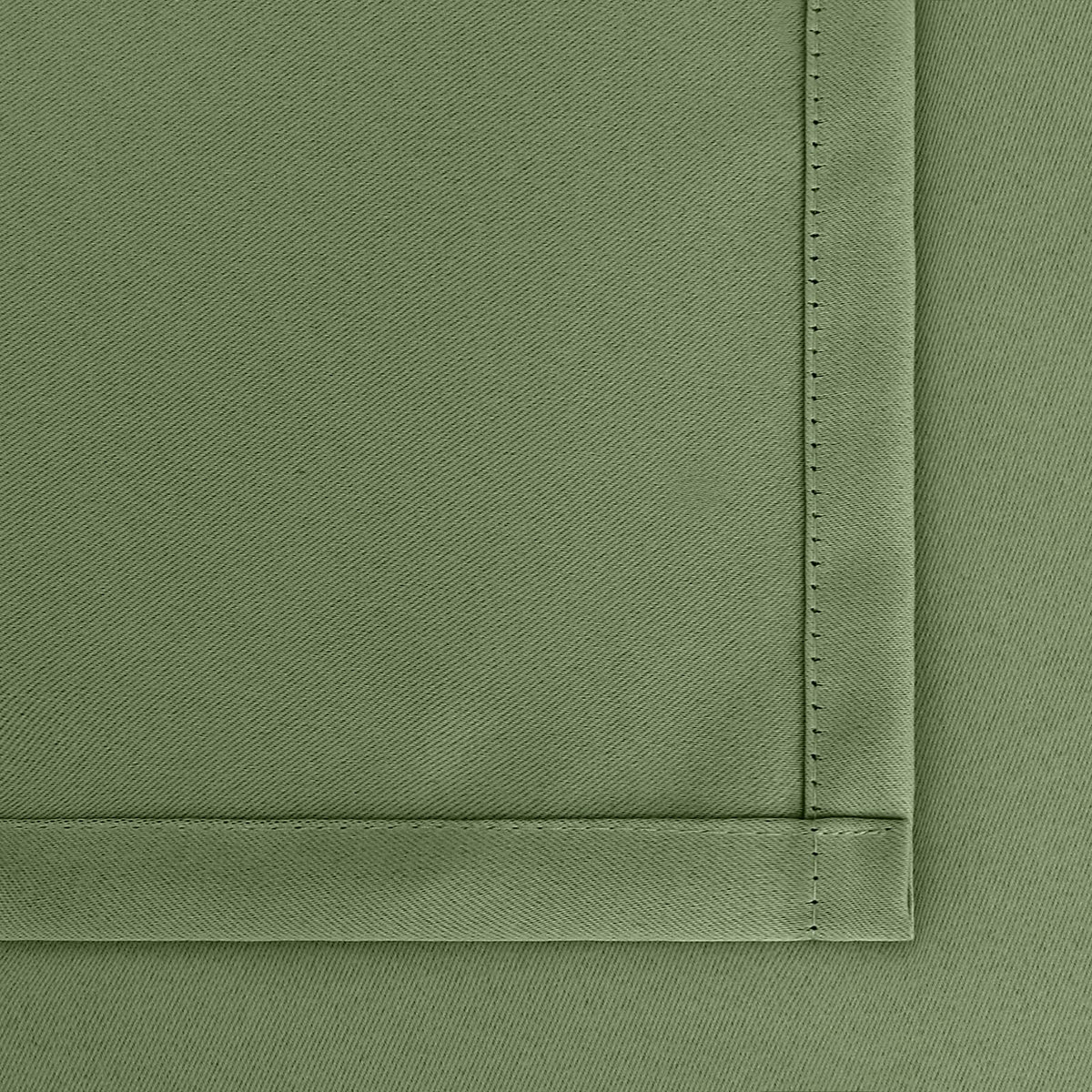 Olive Green Blackout Curtains 45 Inch Length for Kitchen Bedroom Window