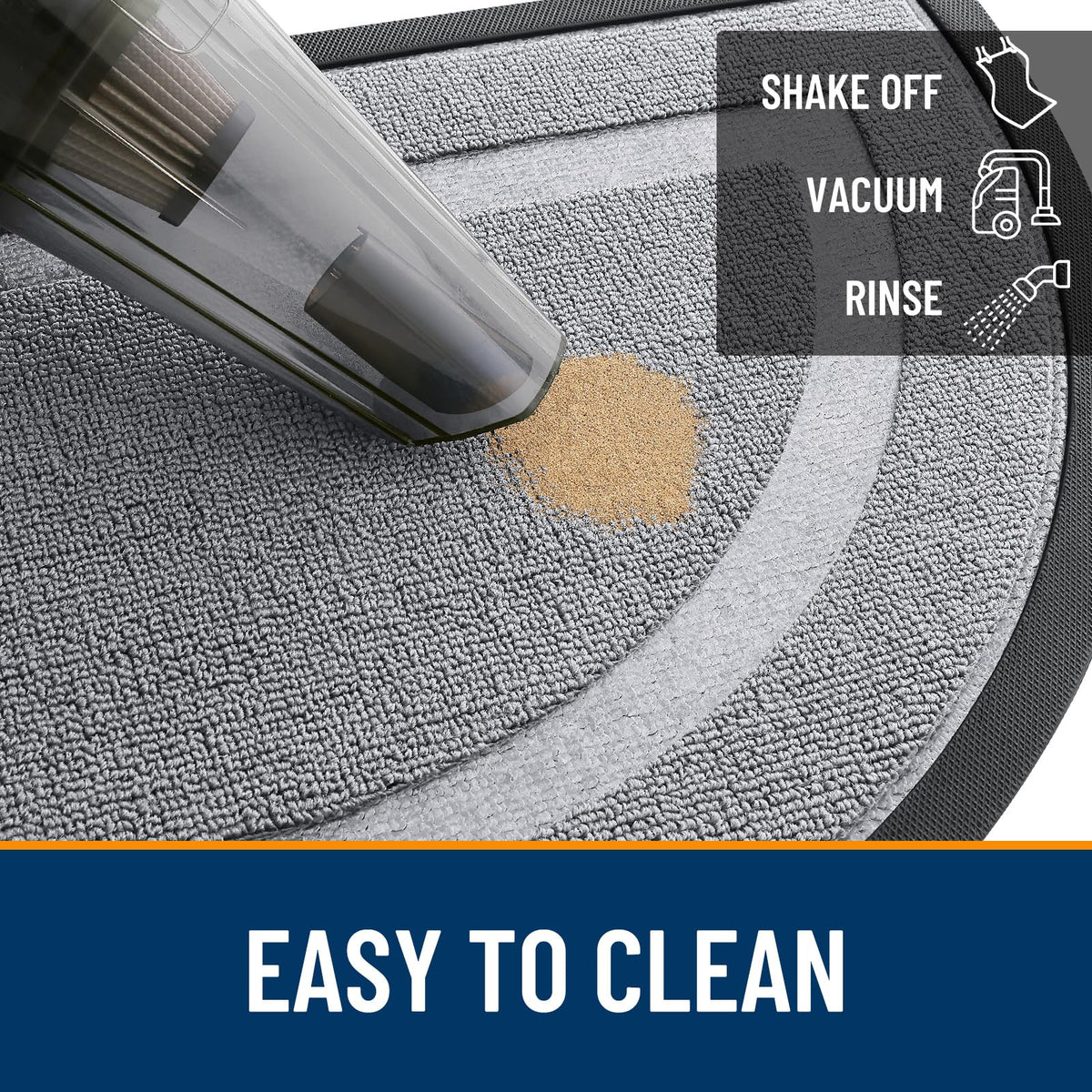 Half Circle Front Door Mat Outside 33x21 All