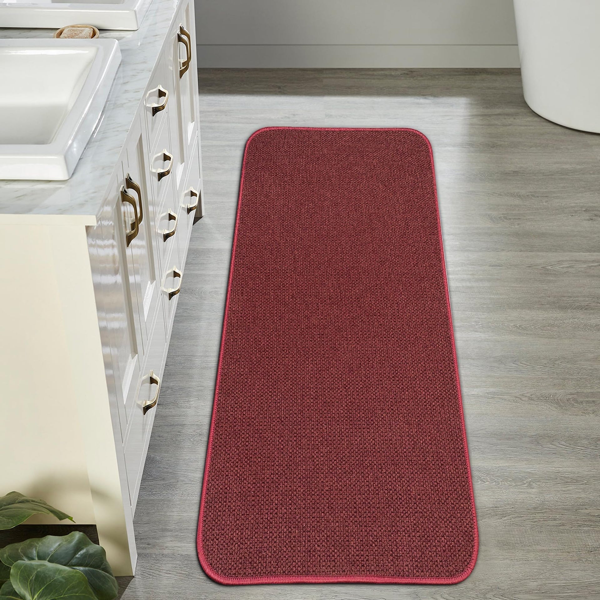 Bath Mat Ultra Thin Bathroom Runner Rugs