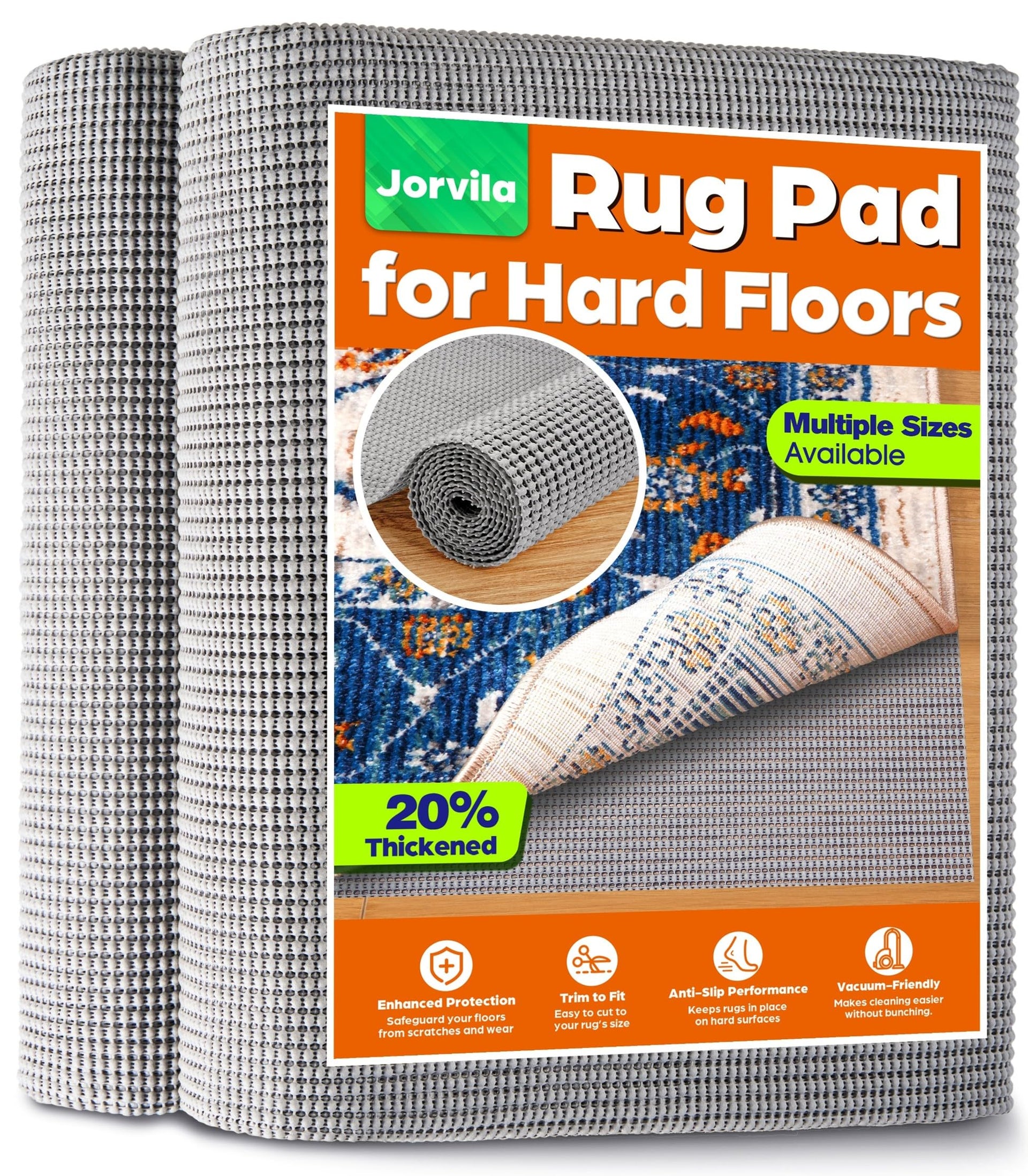 Non Slip Rug Pad Gripper 6x9 Feet (54 Sq Ft)