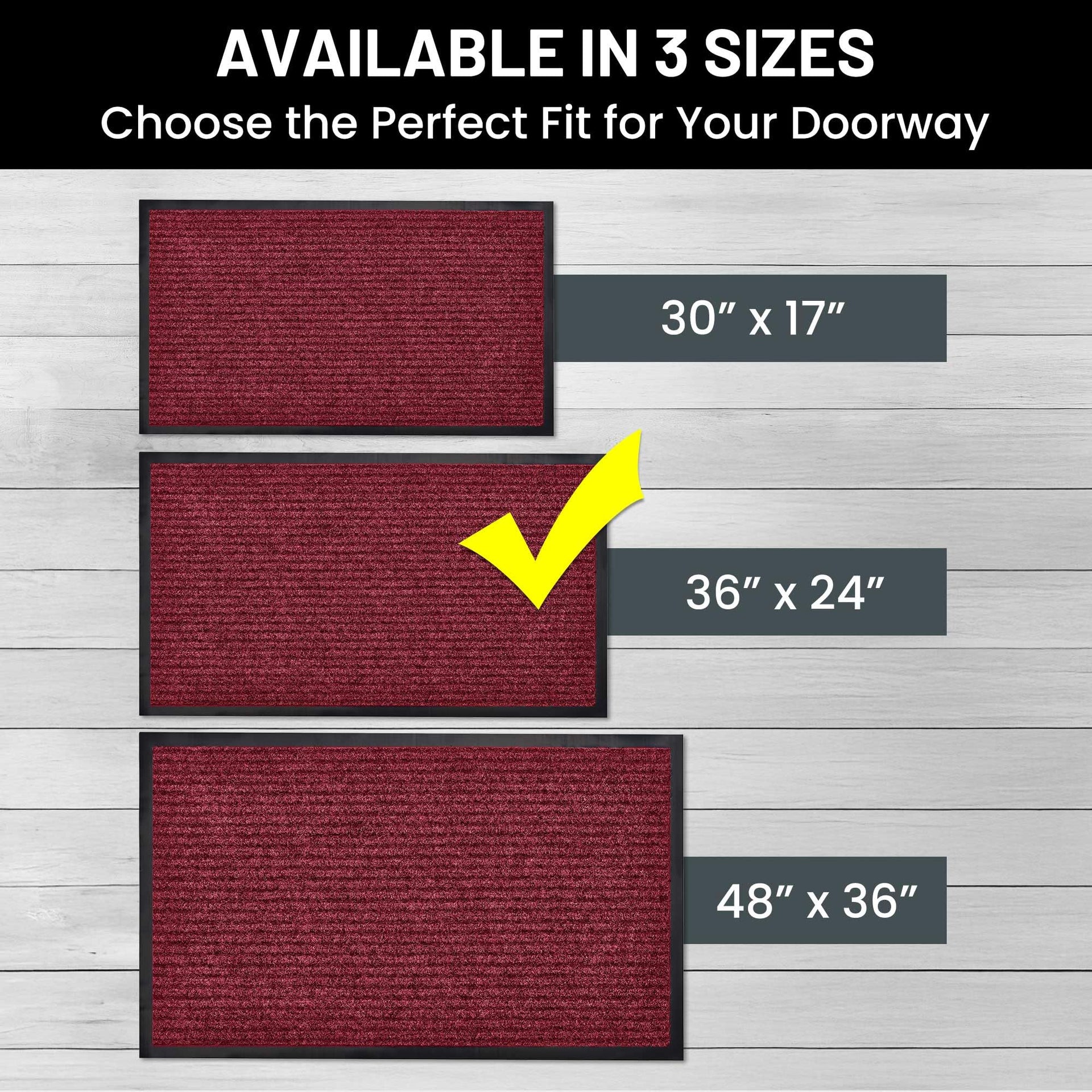 Front Door Mat (2 Count)