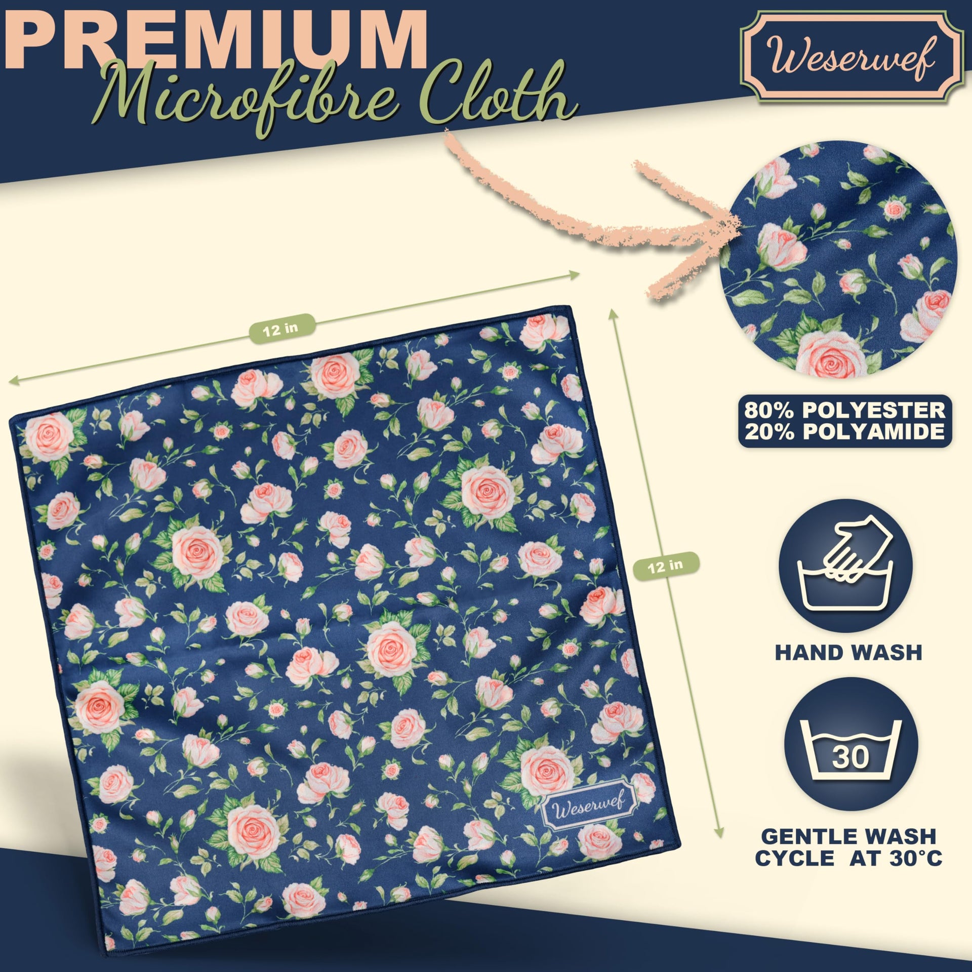 Design Microfiber Glasses Cleaning Cloth