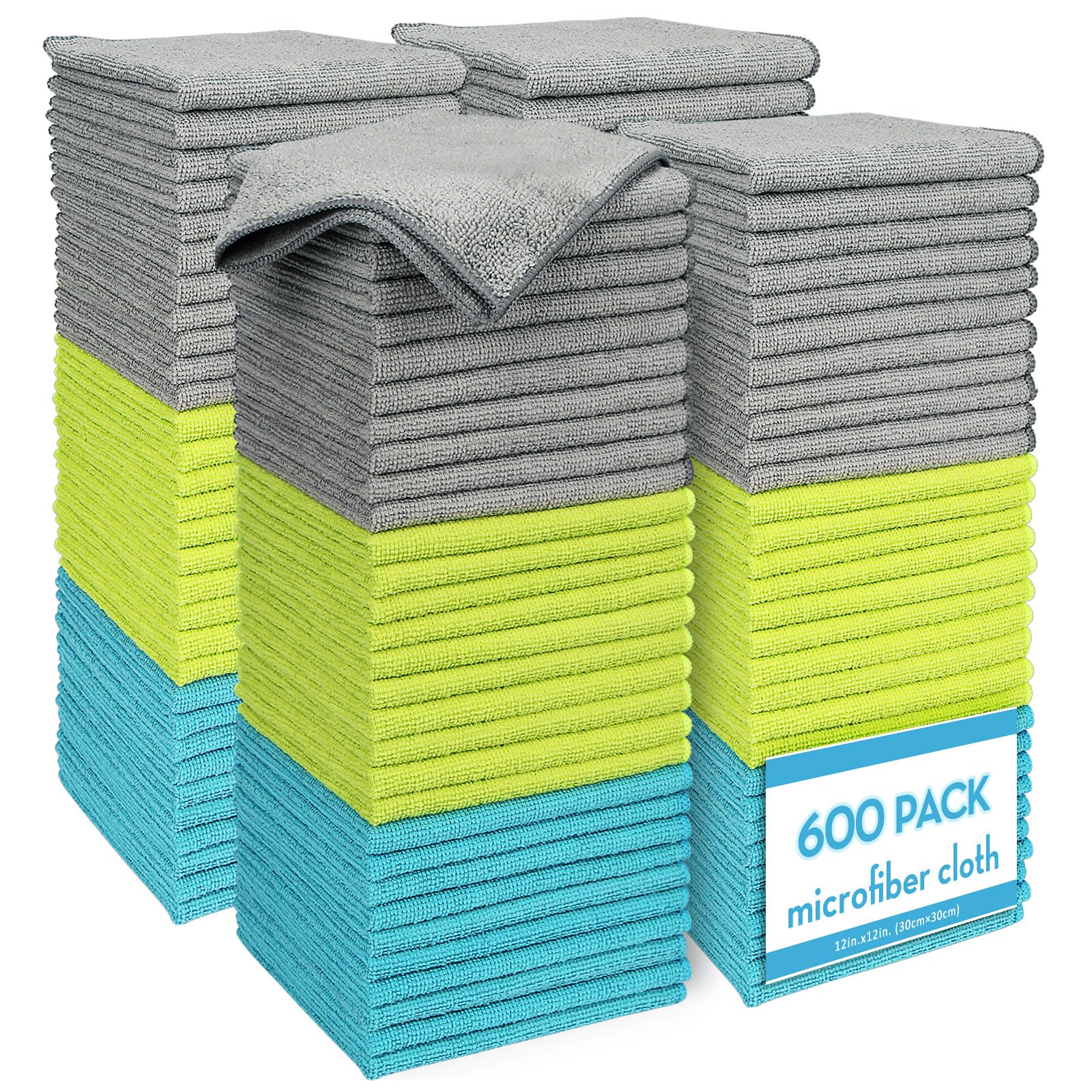 Microfiber Cleaning Cloth (600 Count)