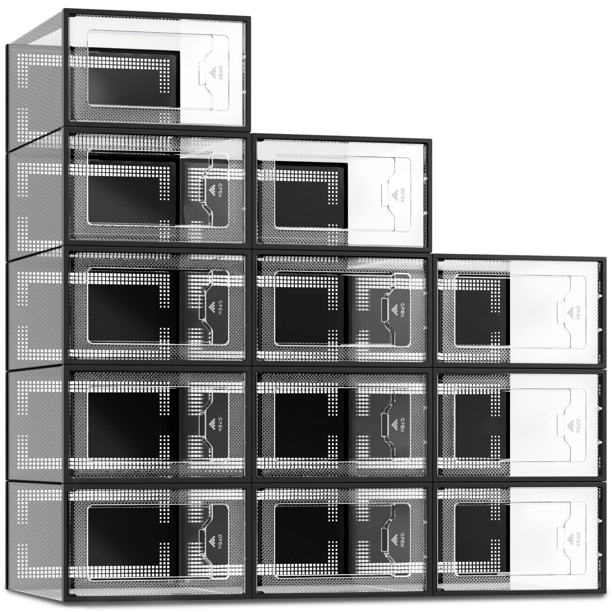 12 Pack Shoe Storage Box (12 Count)