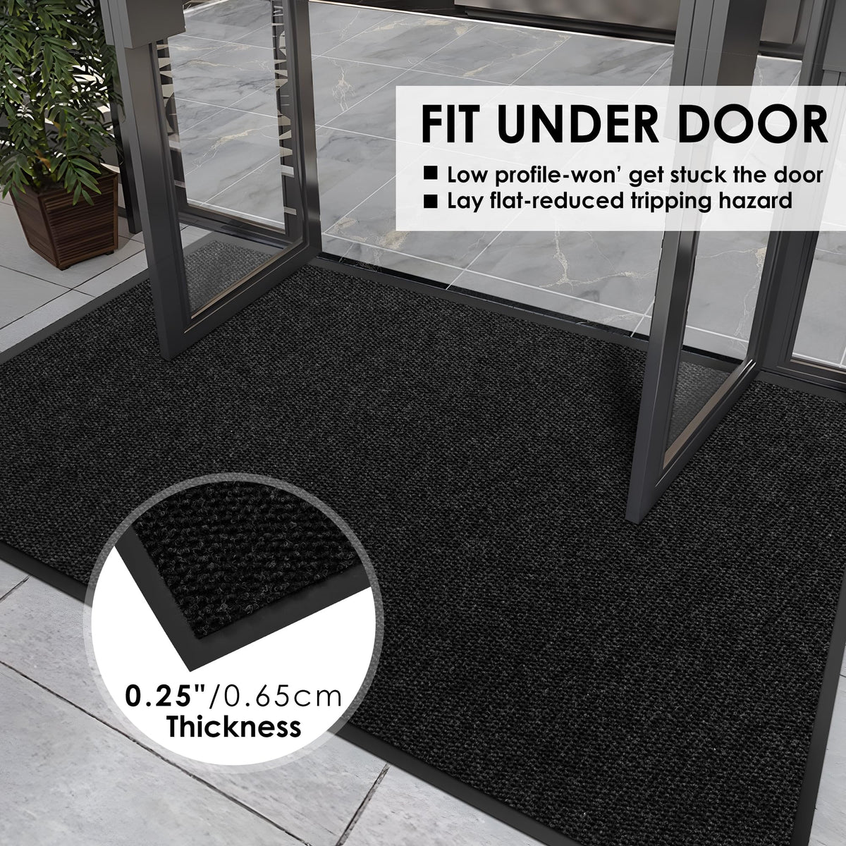 3ft x 6ft Commercial Front Door Mat (18 Sq Ft)
