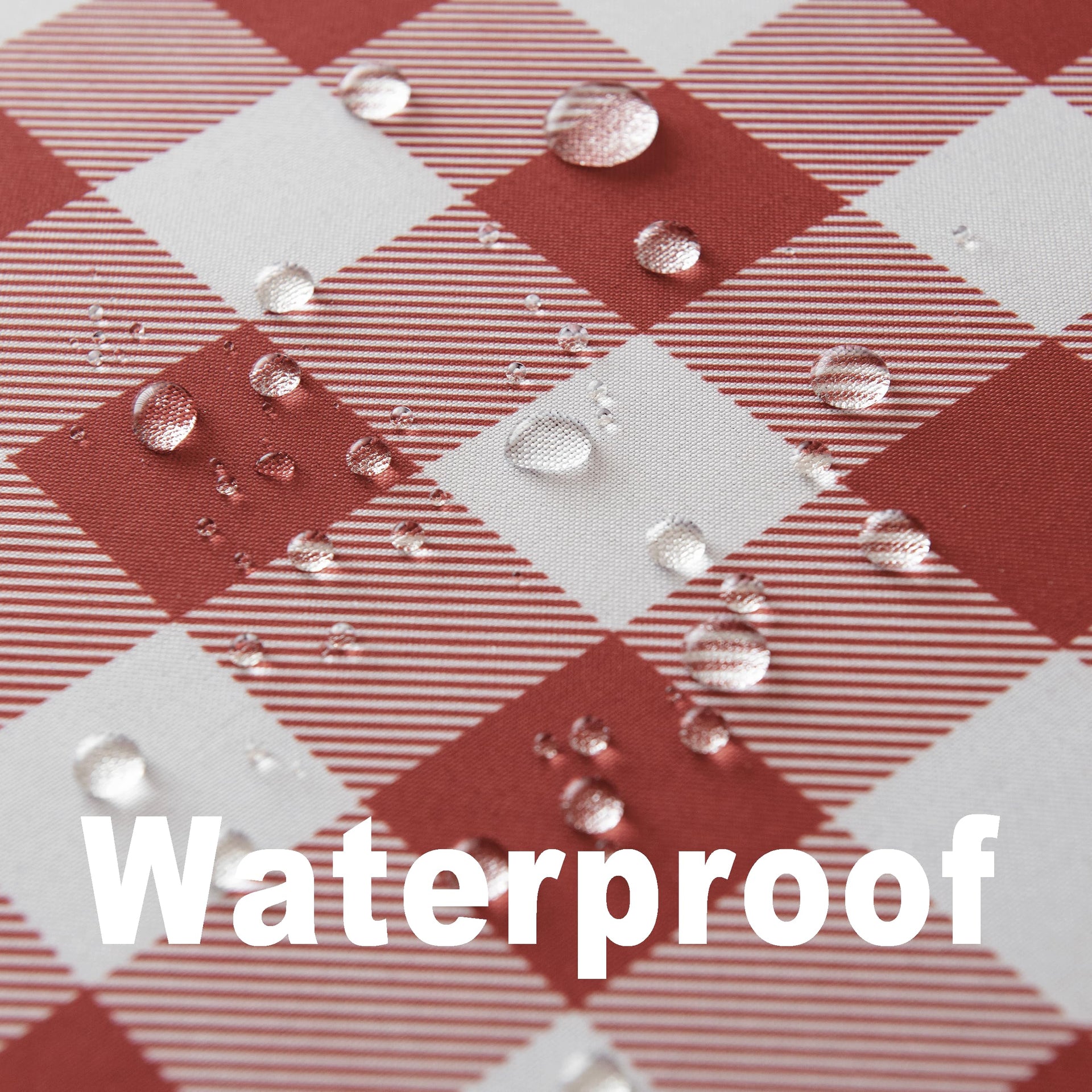 Classic Gingham Plaid Tablecloth Fabric
