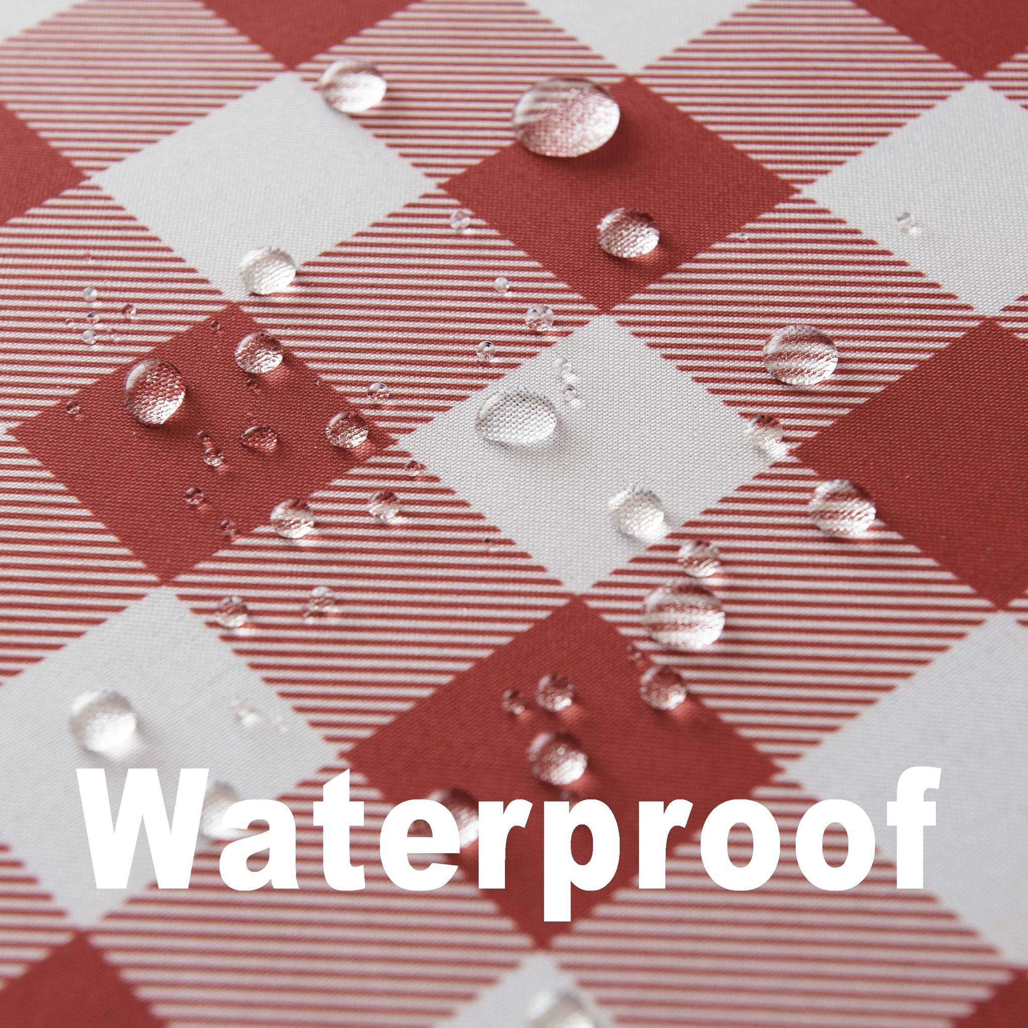 Classic Gingham Plaid Tablecloth Fabric