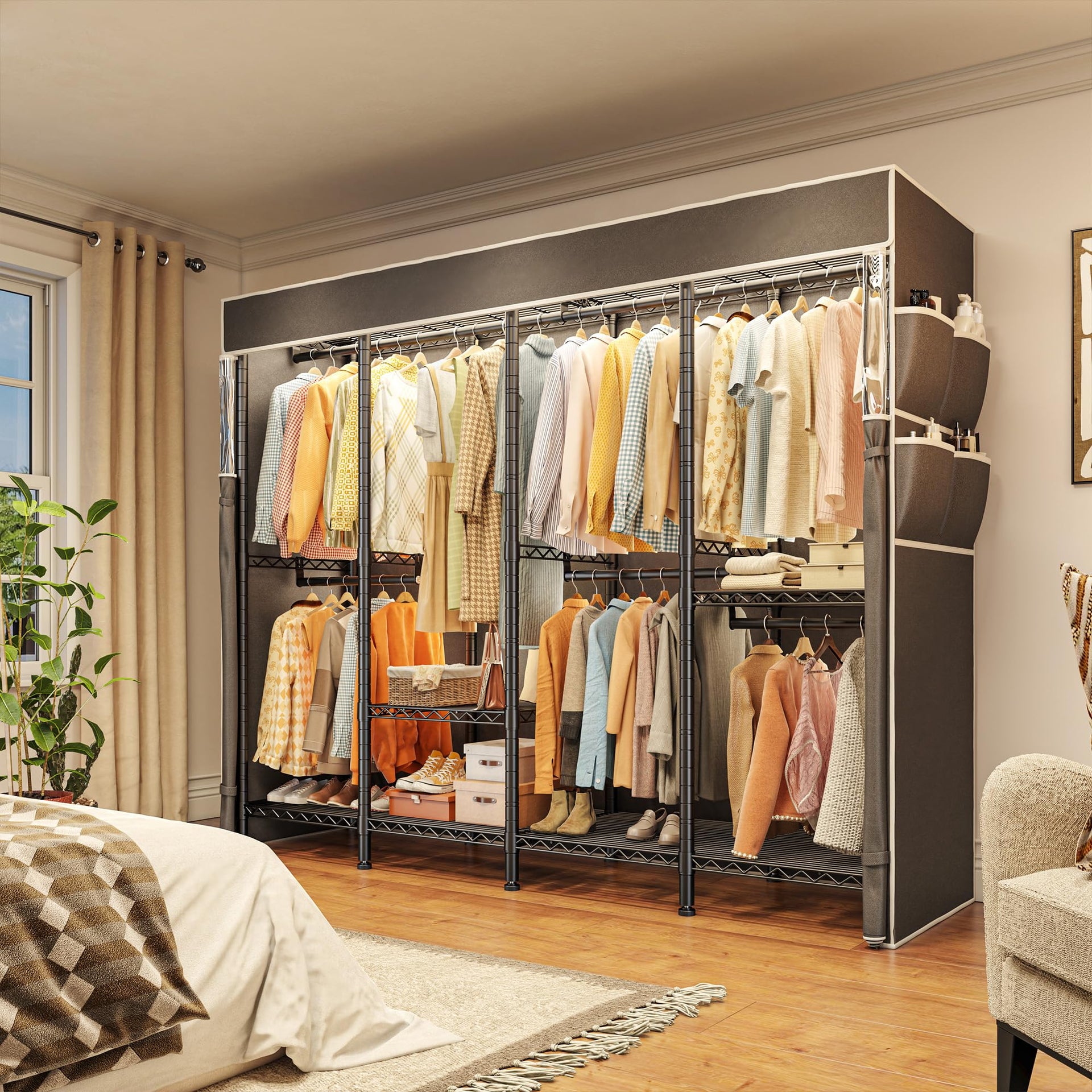 Clothes Rack with Cover