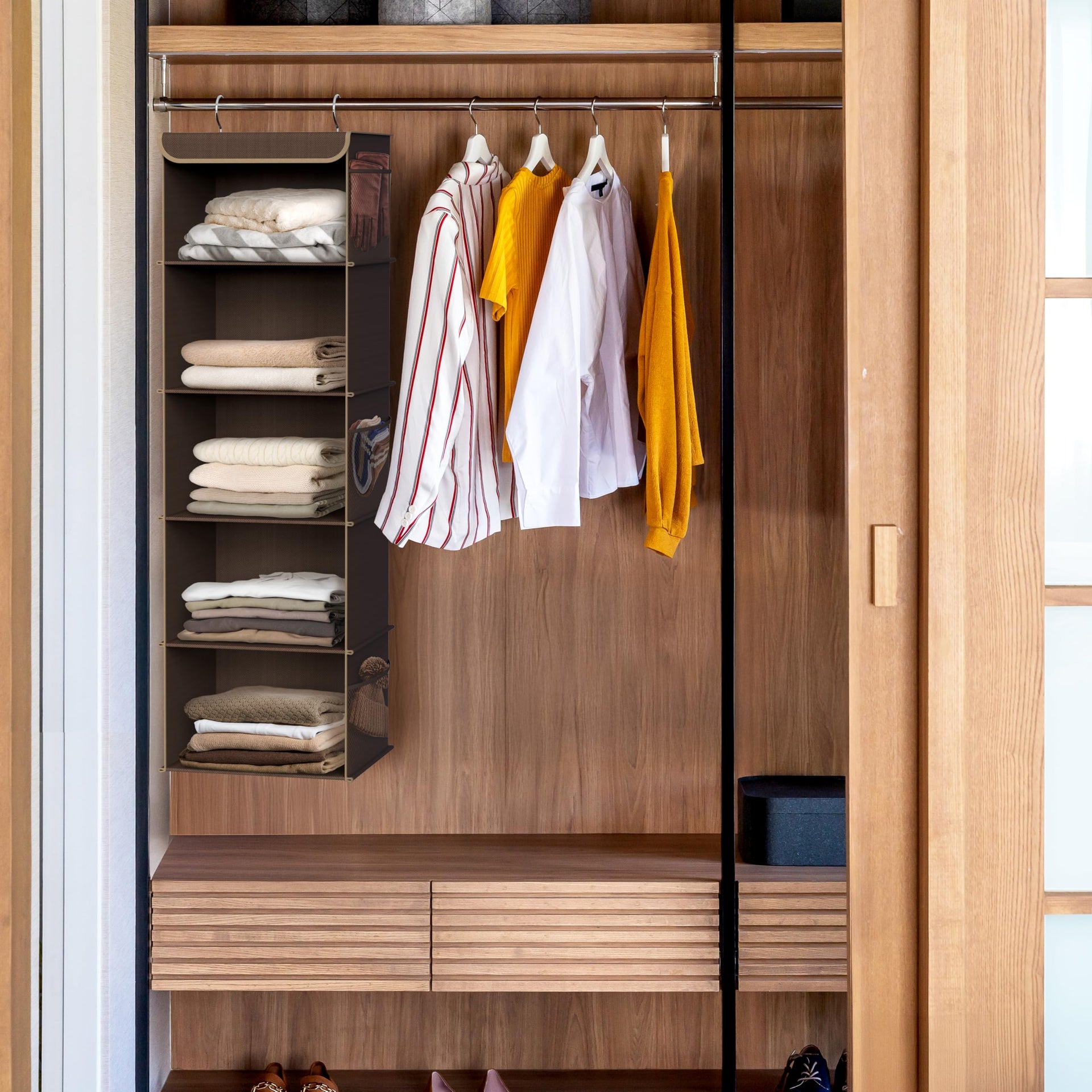5 Shelf Hanging Closet Organizer