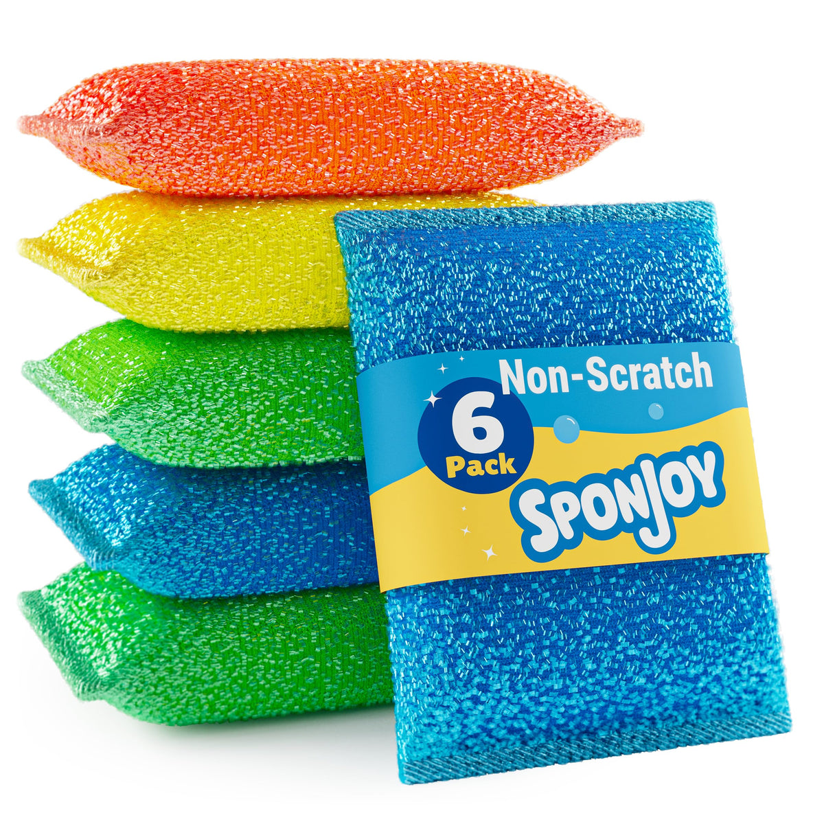 6 Pack Dish Sponges Kitchen (6 Count)