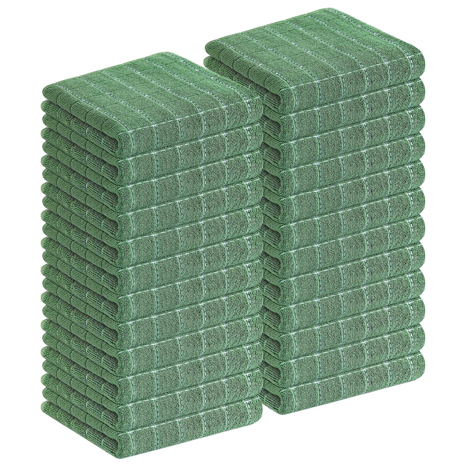 100% Cotton Terry Kitchen Towels (24 Count)