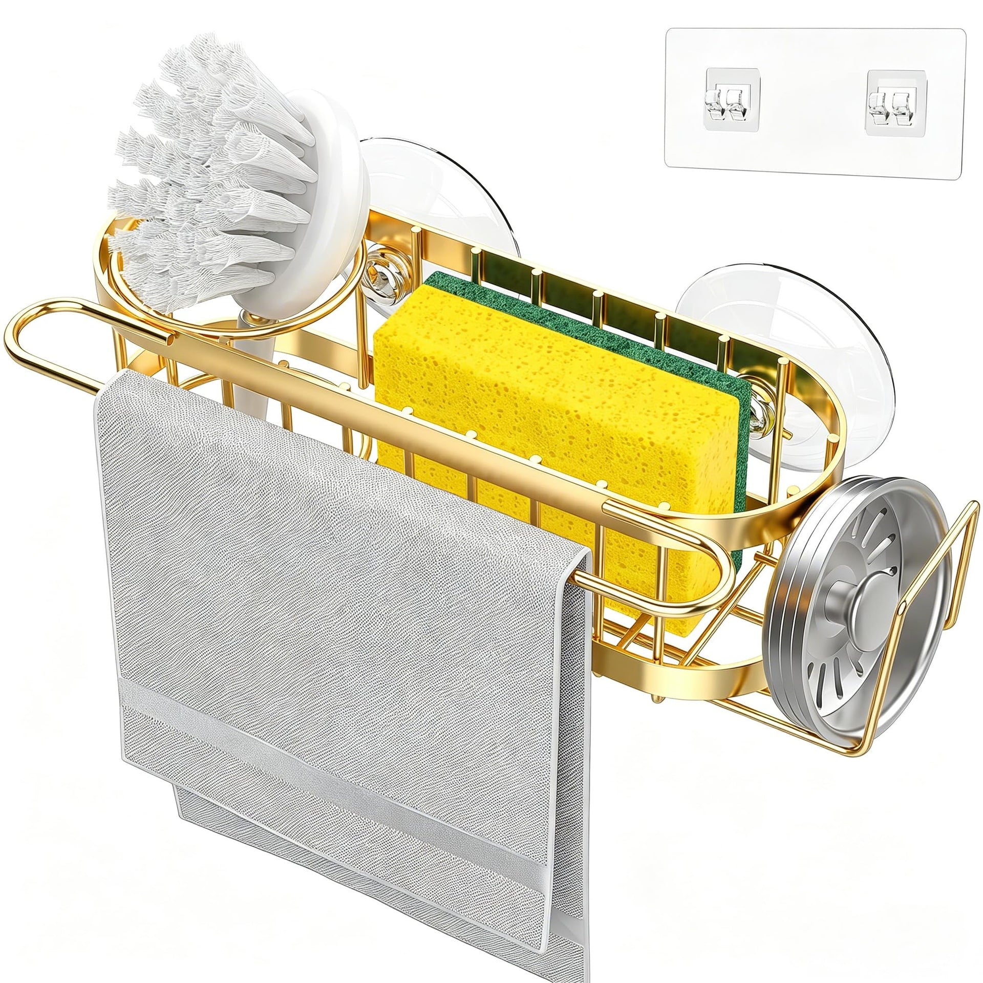 Kitchen Sink Caddy Sponge Holder in The Sink