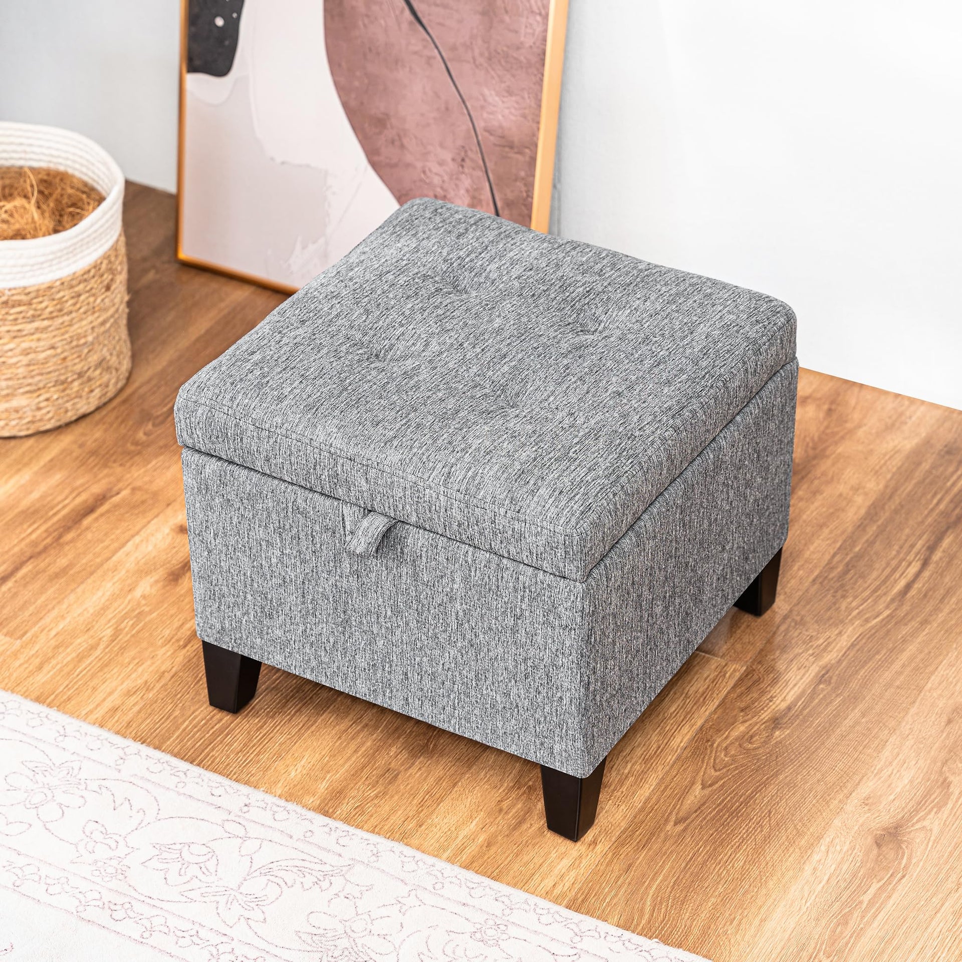 18 Inch Cube Storage Ottoman