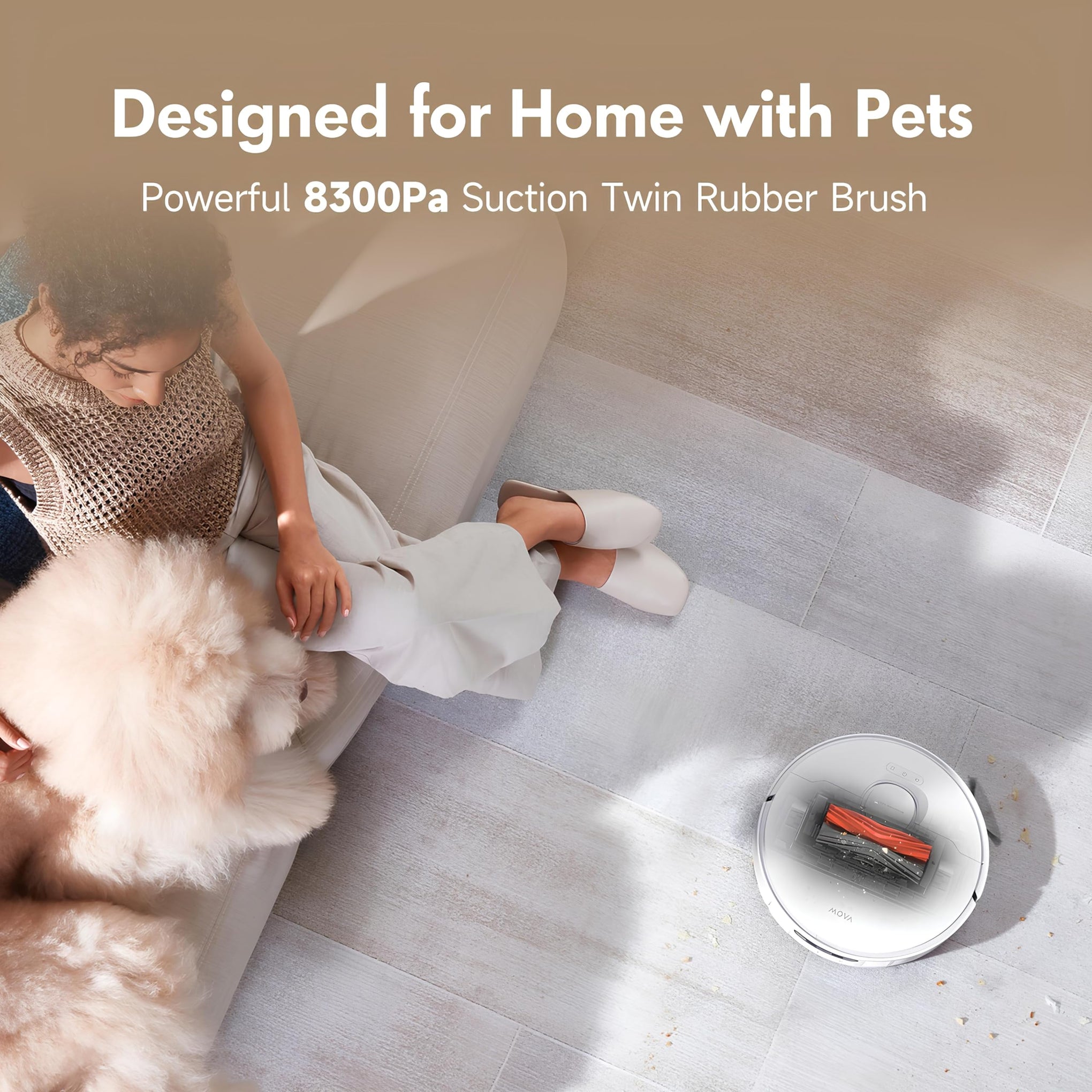 S20 Ultra Robot Vacuum and Mop Combo with Dual Roller Brush