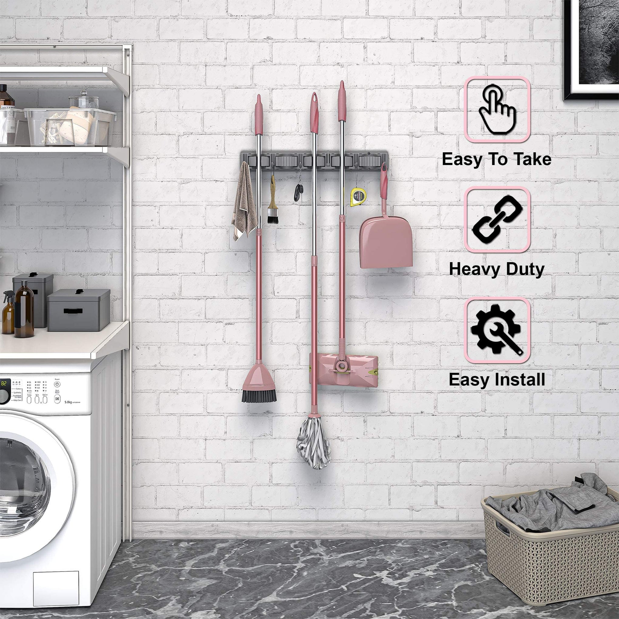 Mop and Broom Holder
