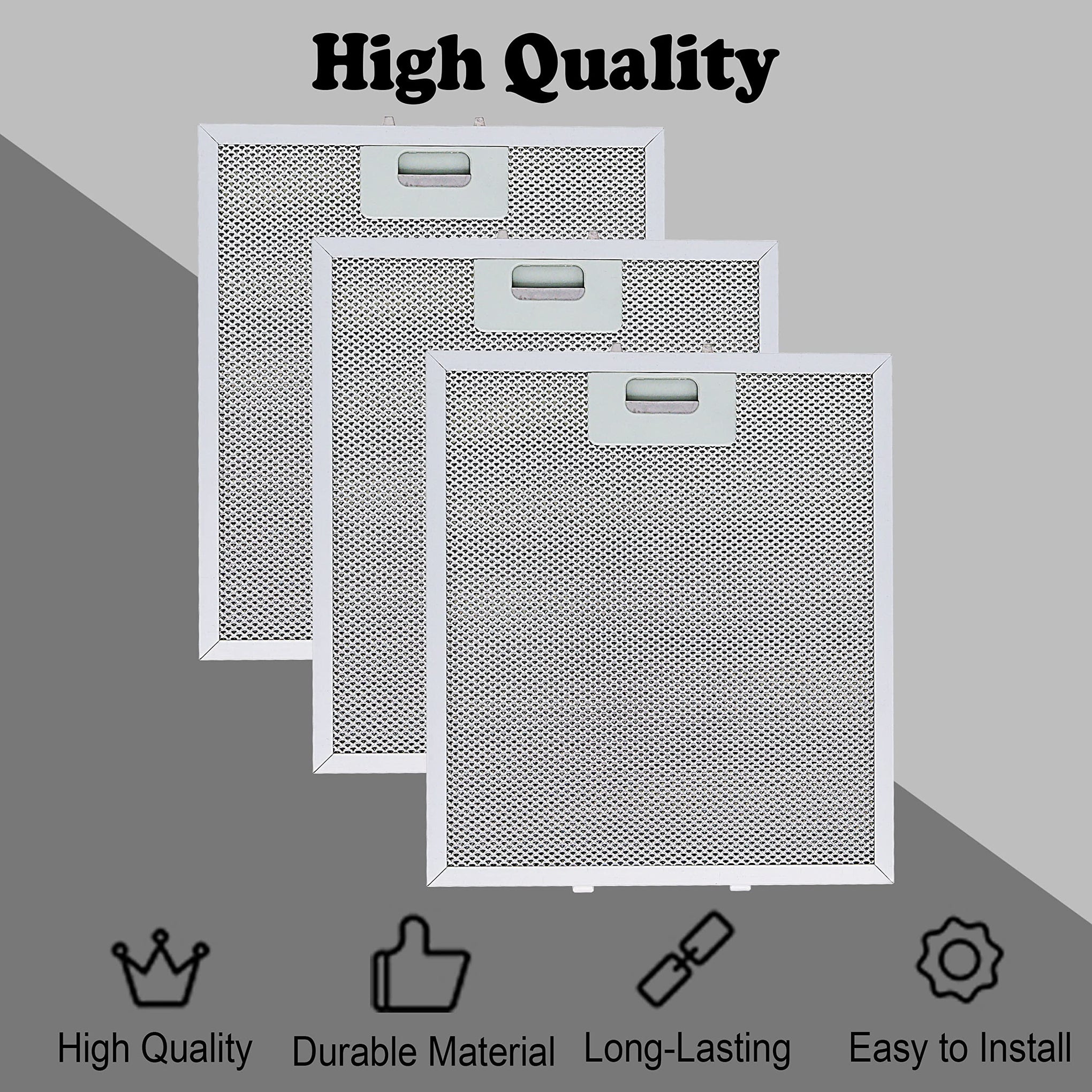 W10169961A Range Hood Vent Filters (3 Count)