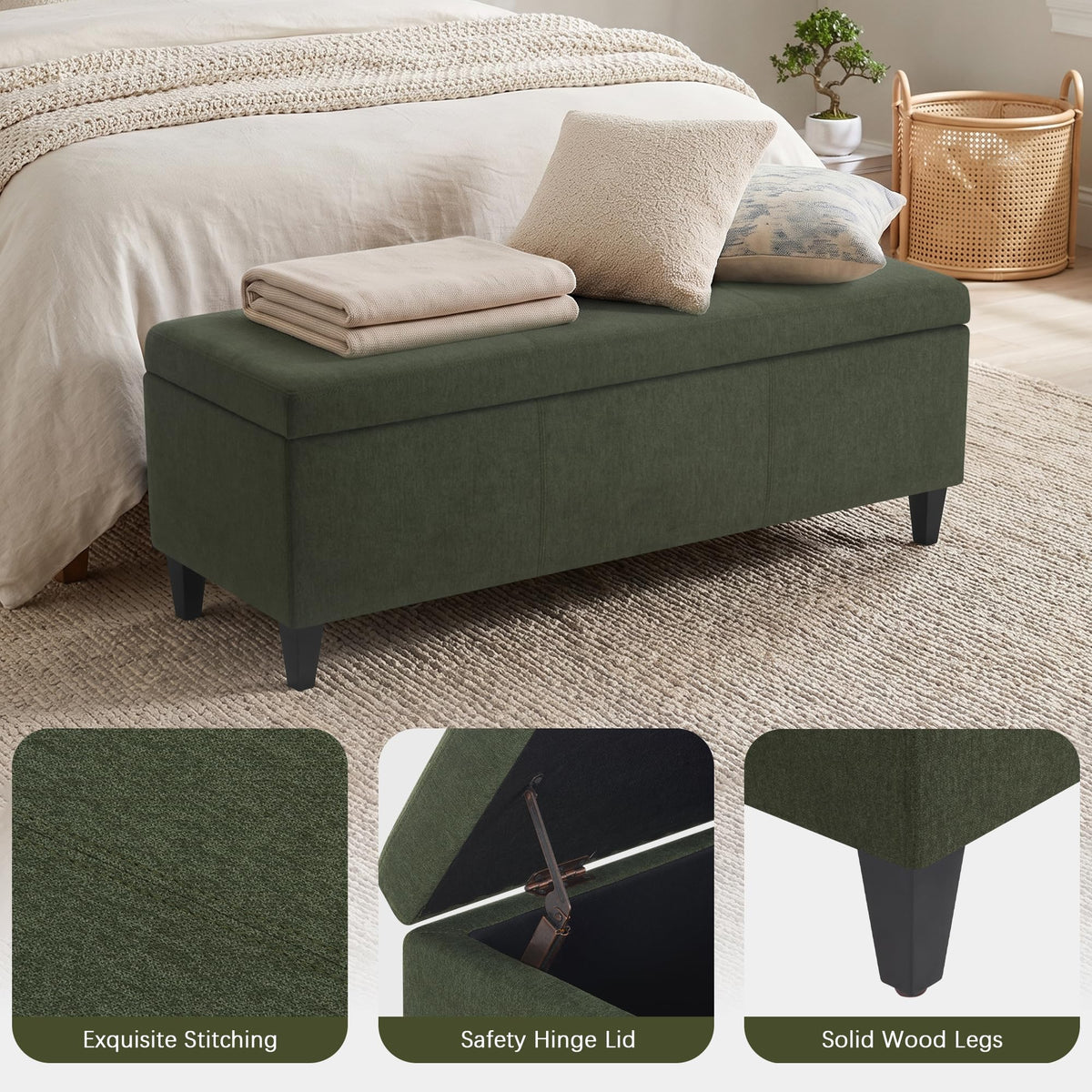 Storage Ottoman Bench