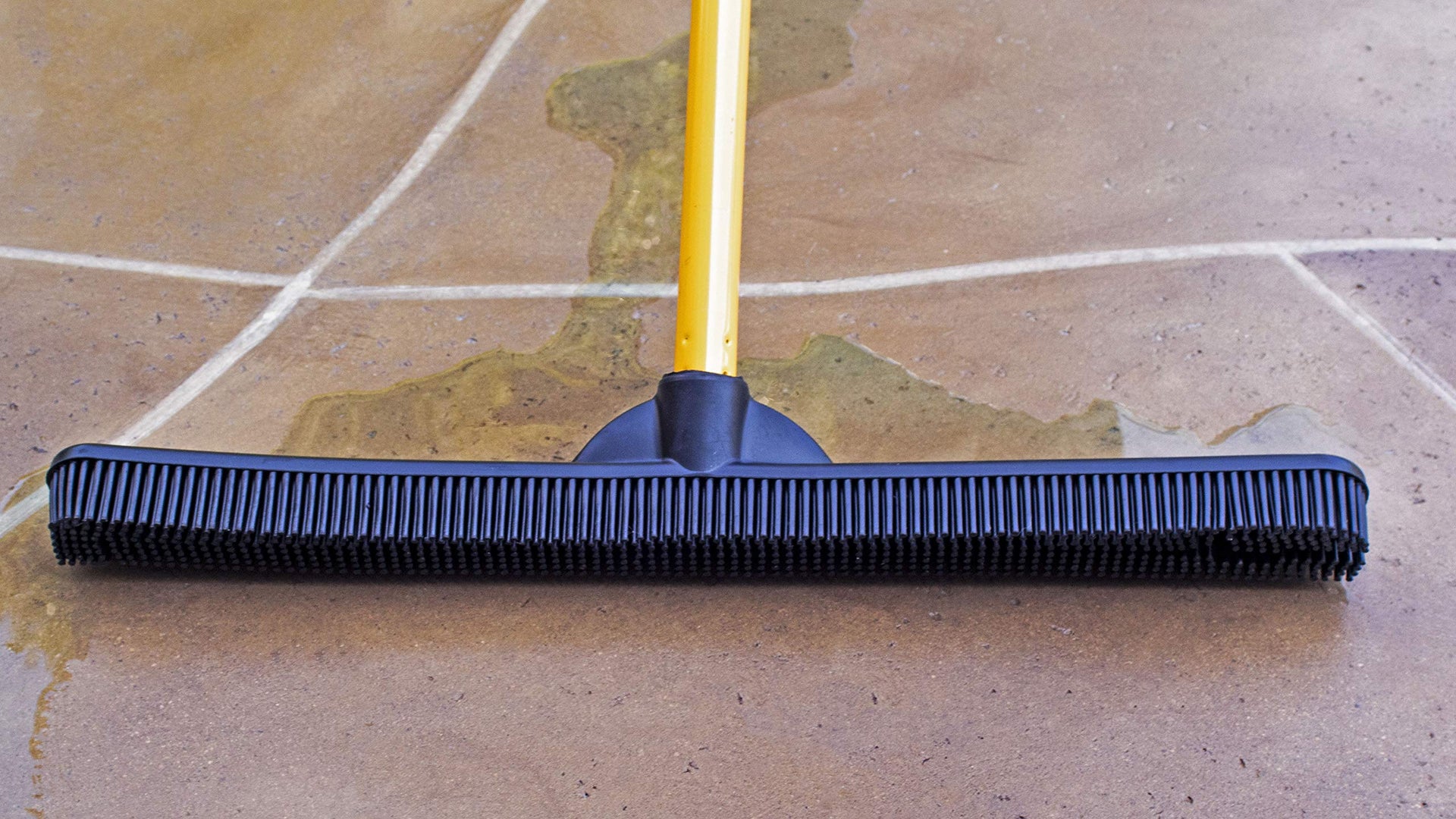 Pet Hair Removal Rubber Broom (2 Count)