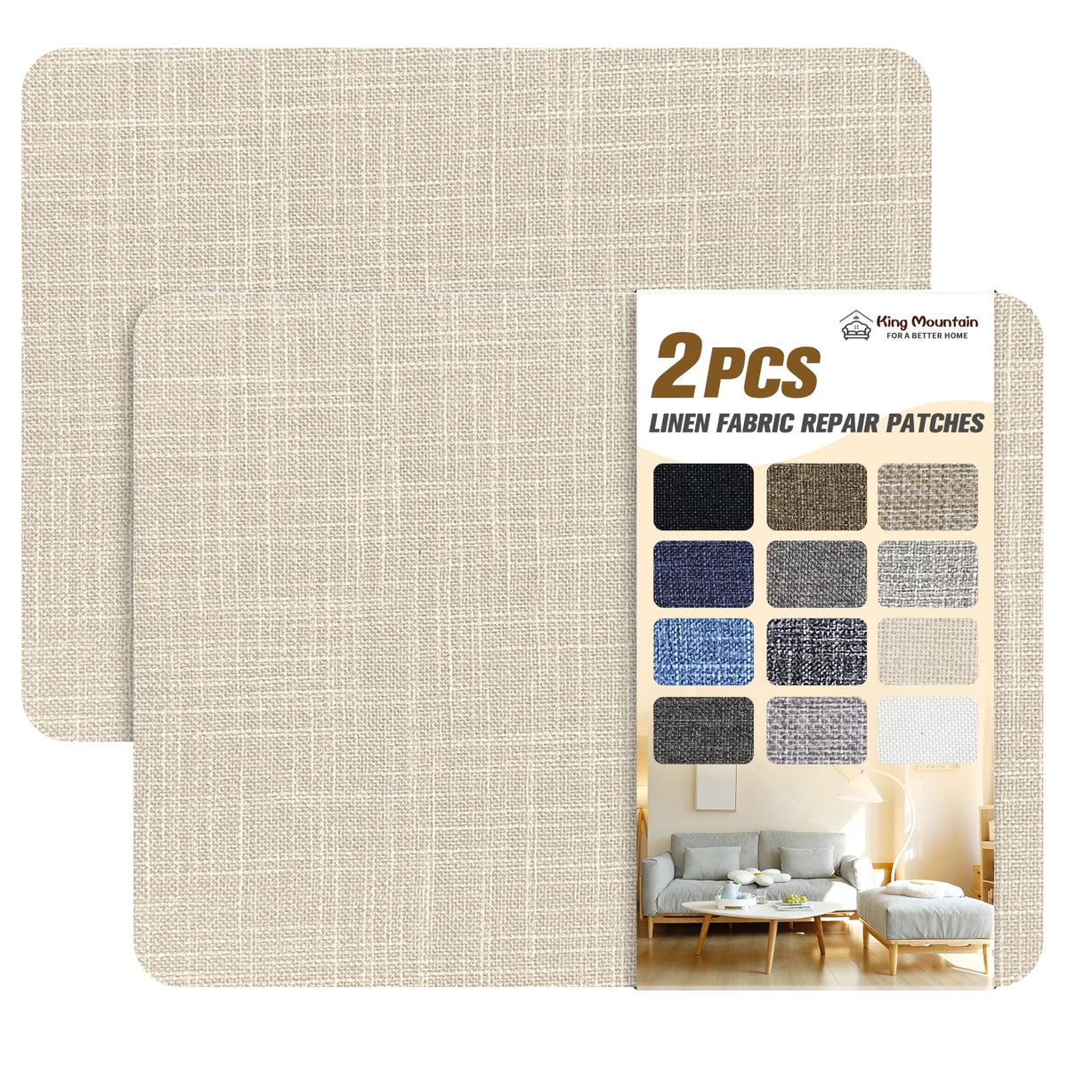 Fine Linen Repair Patches (2 Count)
