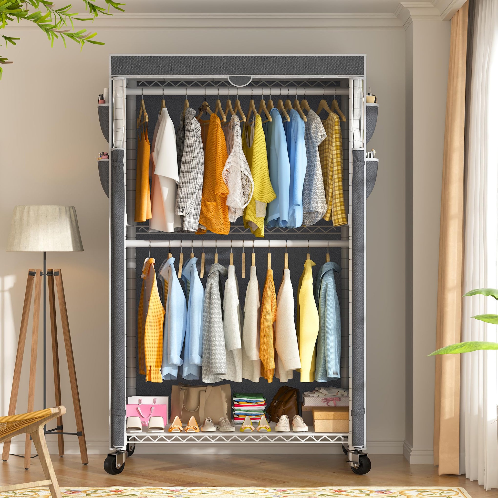 Clothes Rack with Cover