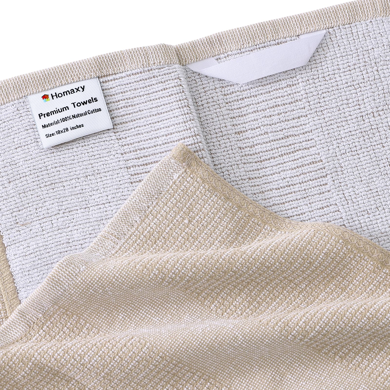 380 GSM Cotton Premium Kitchen Towels 8 Pack (8 Count)