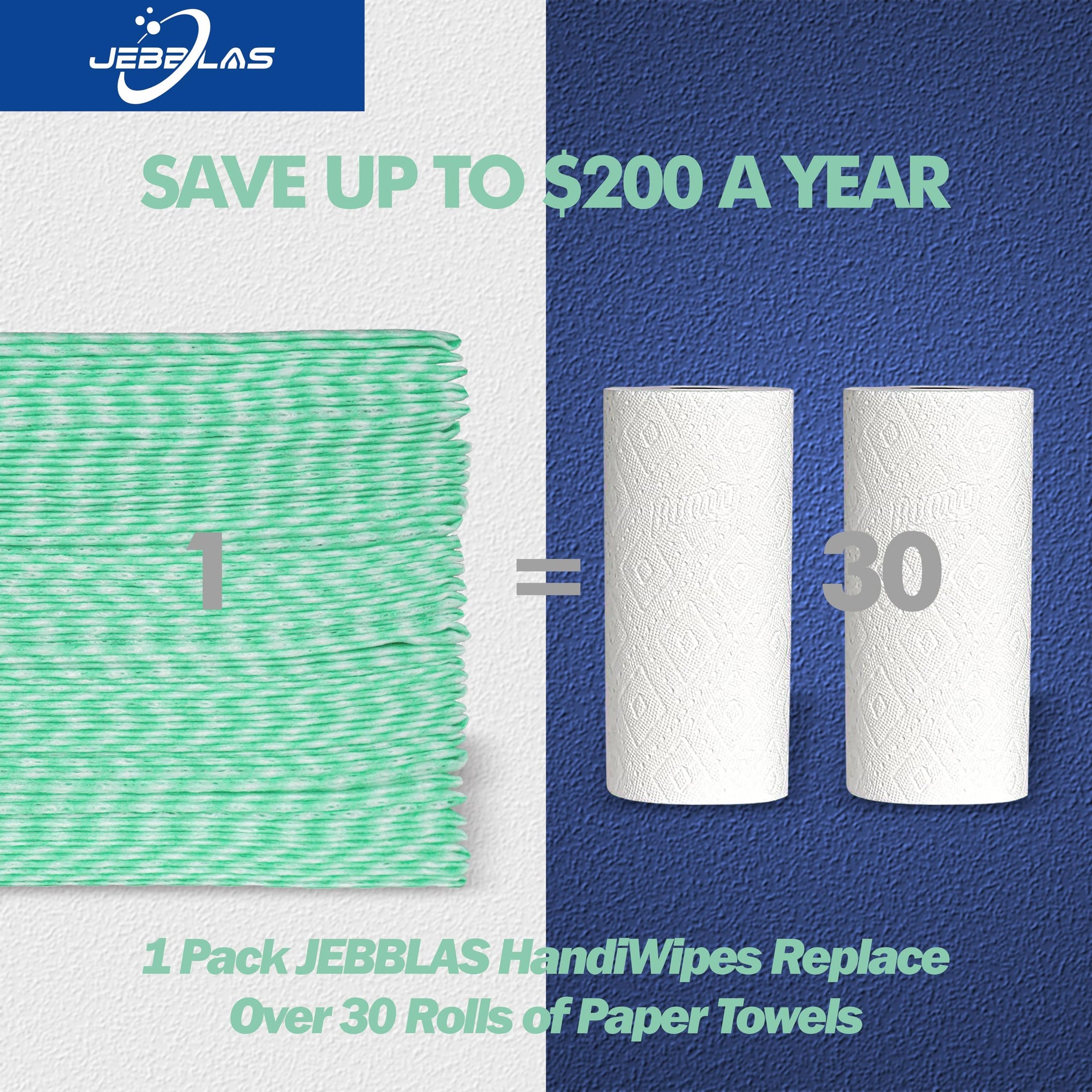 100Pack Reusable Cleaning Cloths 11.8‘’x11.8‘’ Handi Wipes Reusable Cloths Dry Cleaning Cloths Dish Towel Dish Cloths for Kitchen (100 Count)