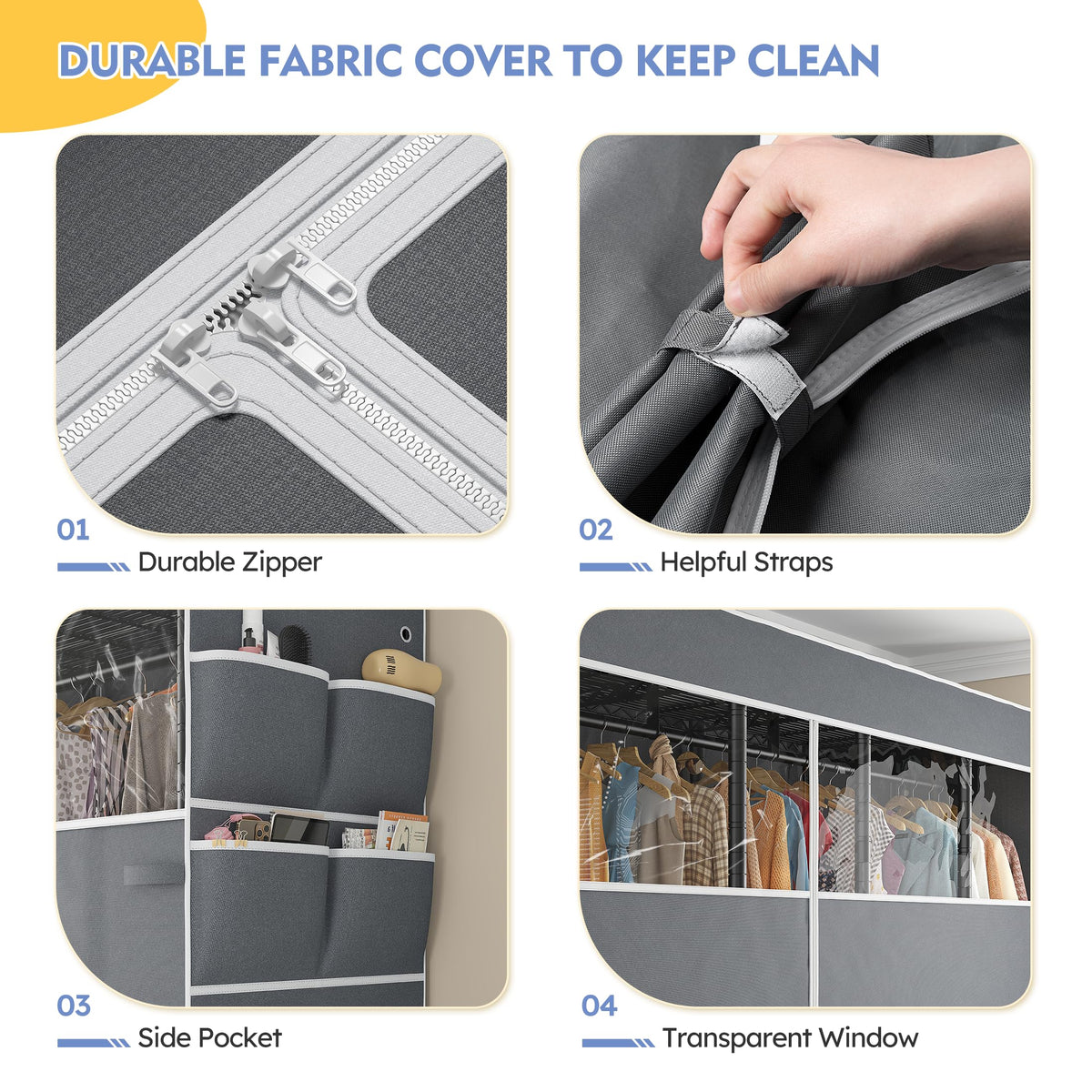 Clothes Rack with Cover