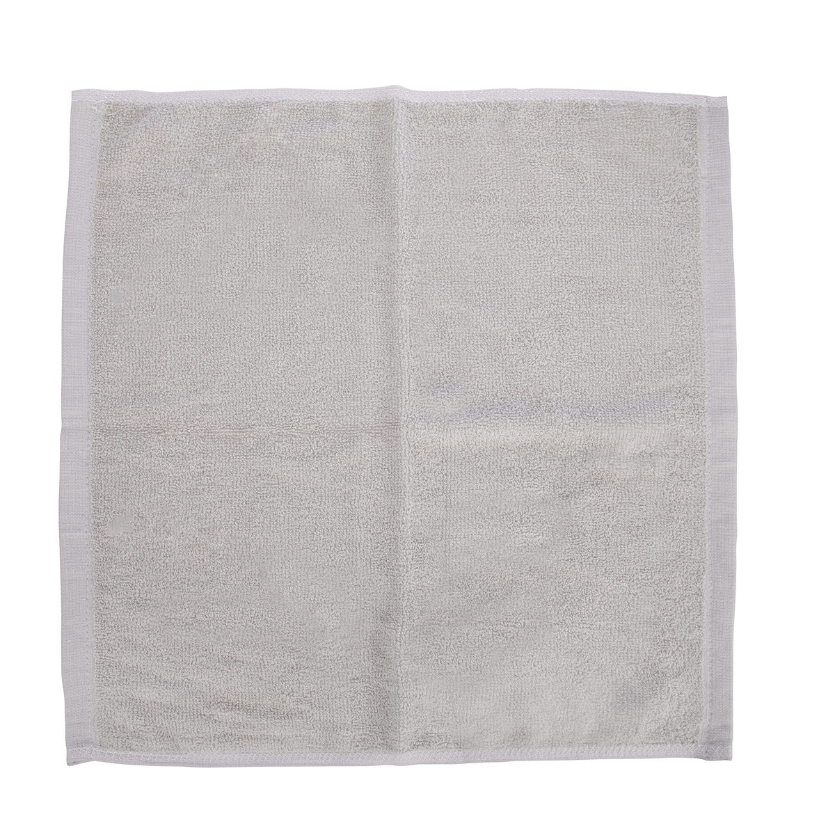 Cotton Terry Washcloths Grey Towels 100% Cotton Cleaning Cloth 16" Rags Wash Clothes for Body and Face (6 Count) - ModHome Supplies
