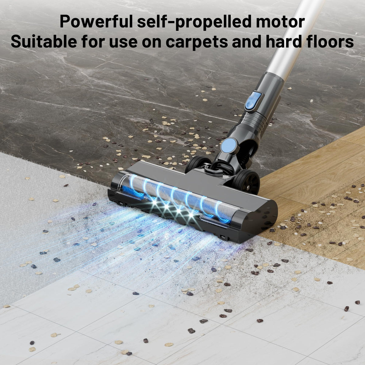 Cordless Vacuum Cleaner with Self