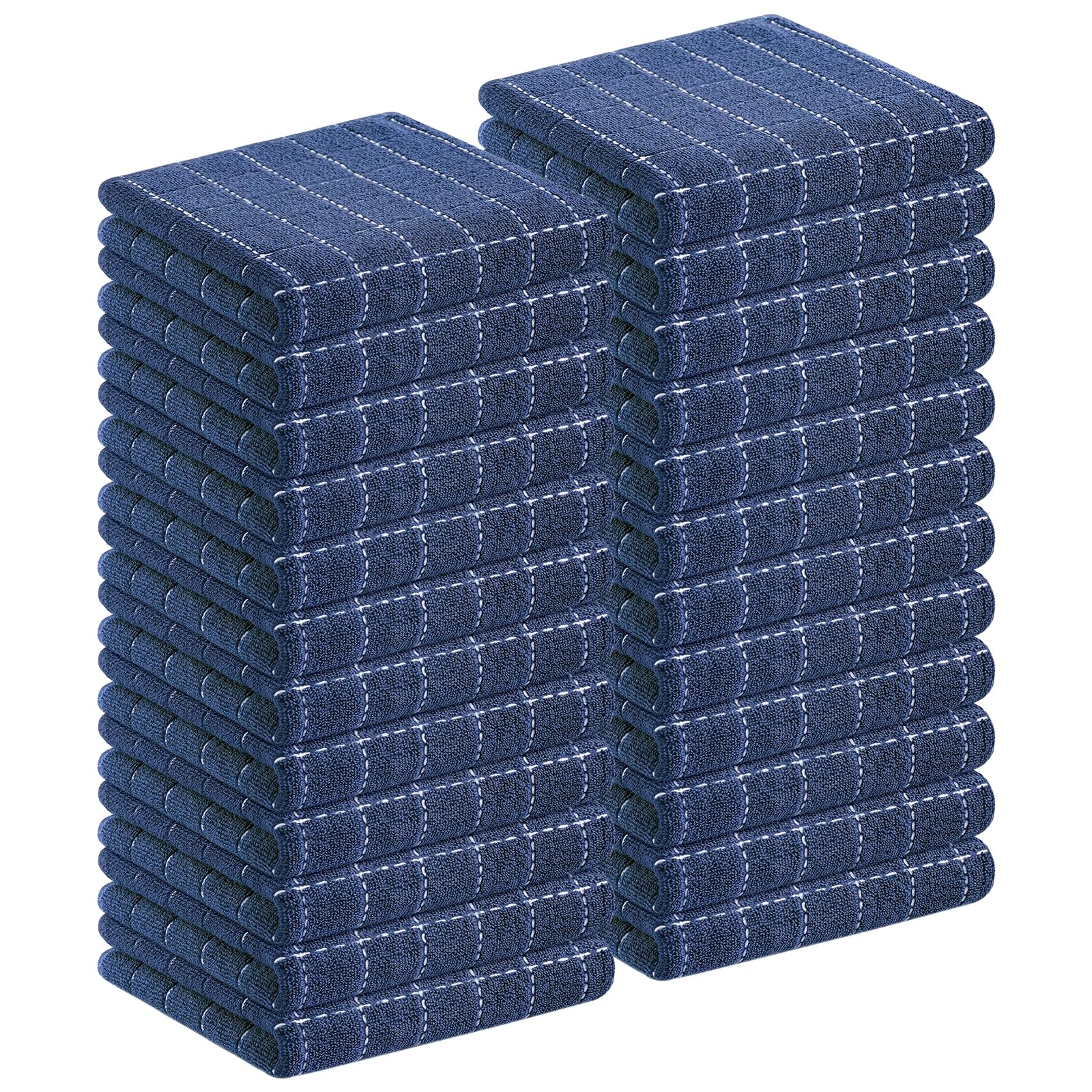 100% Cotton Terry Kitchen Towels (24 Count)