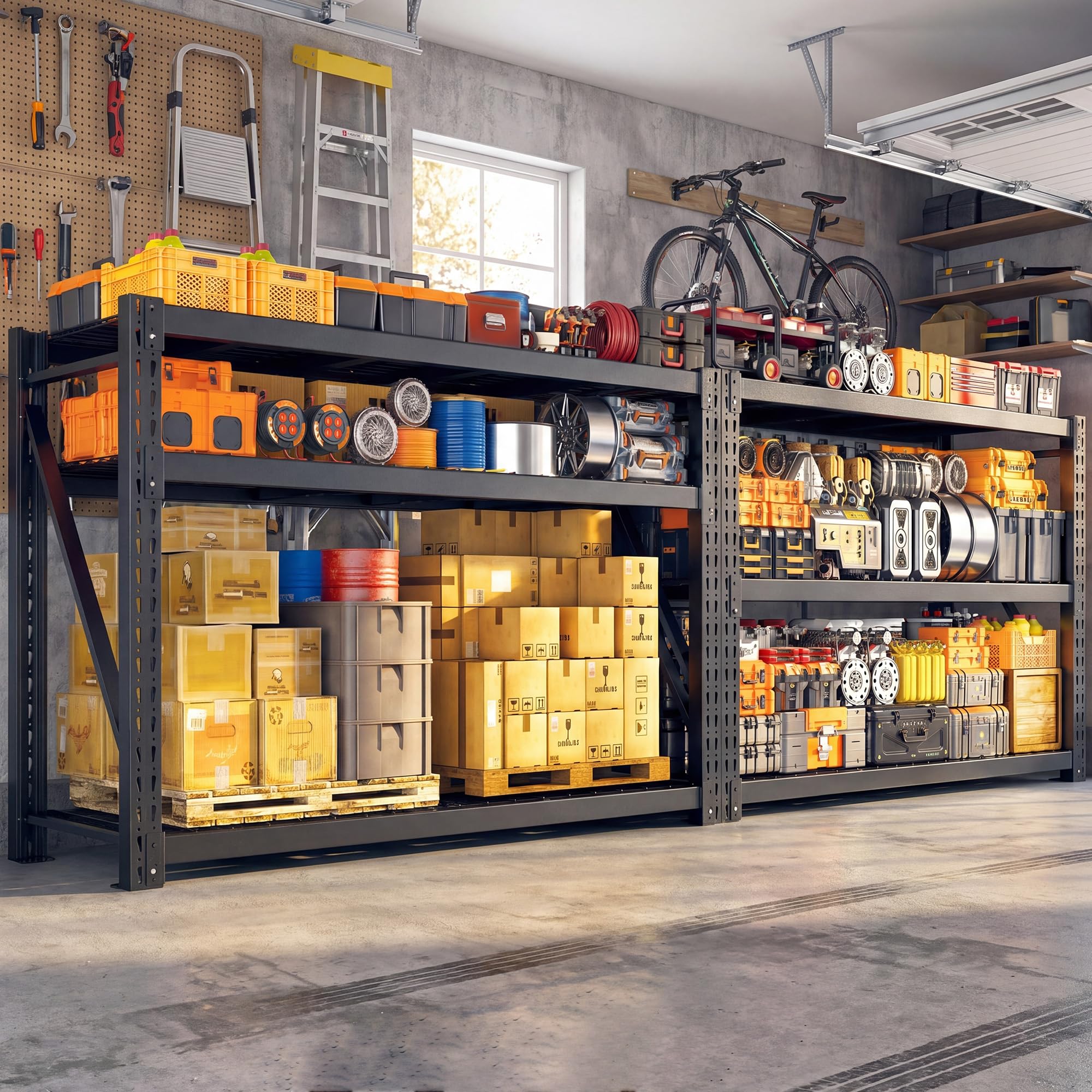 8250LBS Industrial Storage Shelves 2 (2 Count)