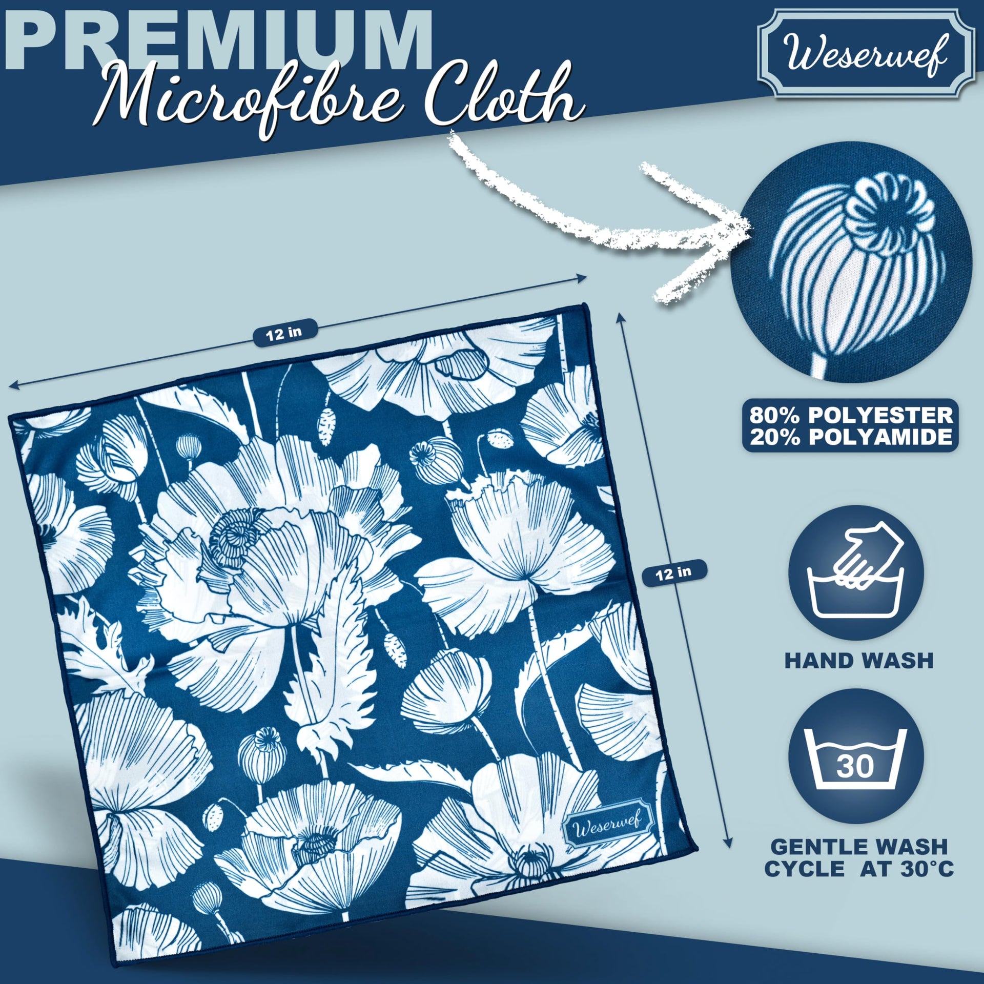 Design Microfiber Glasses Cleaning Cloth