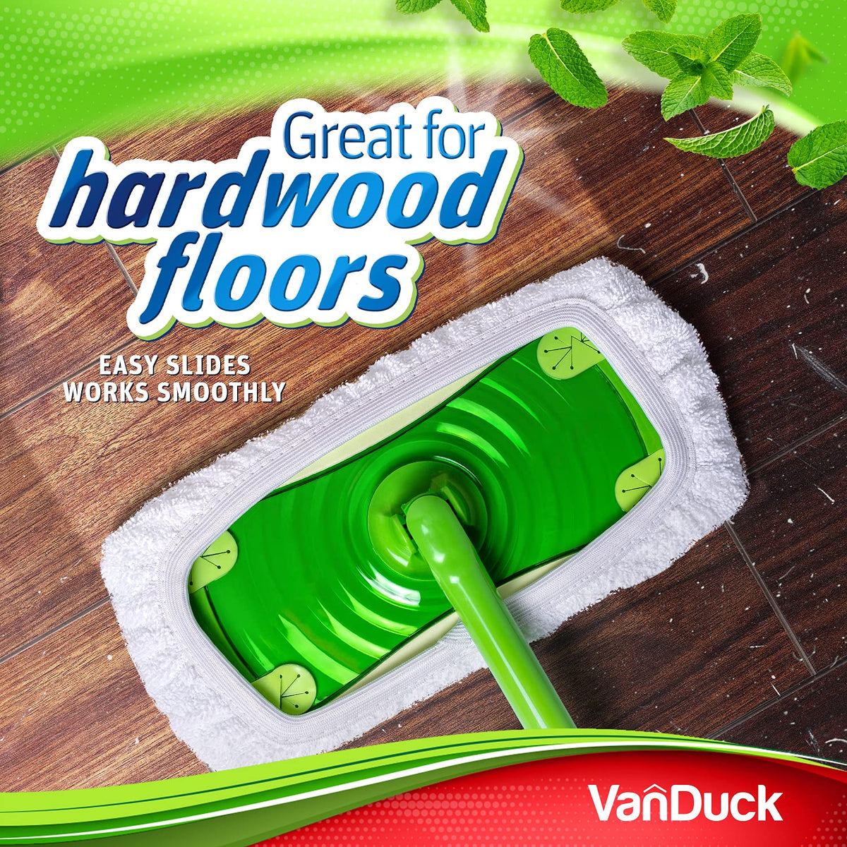 Reusable 100% Cotton Mop Pads for Swiffer Sweeper (4 Count)