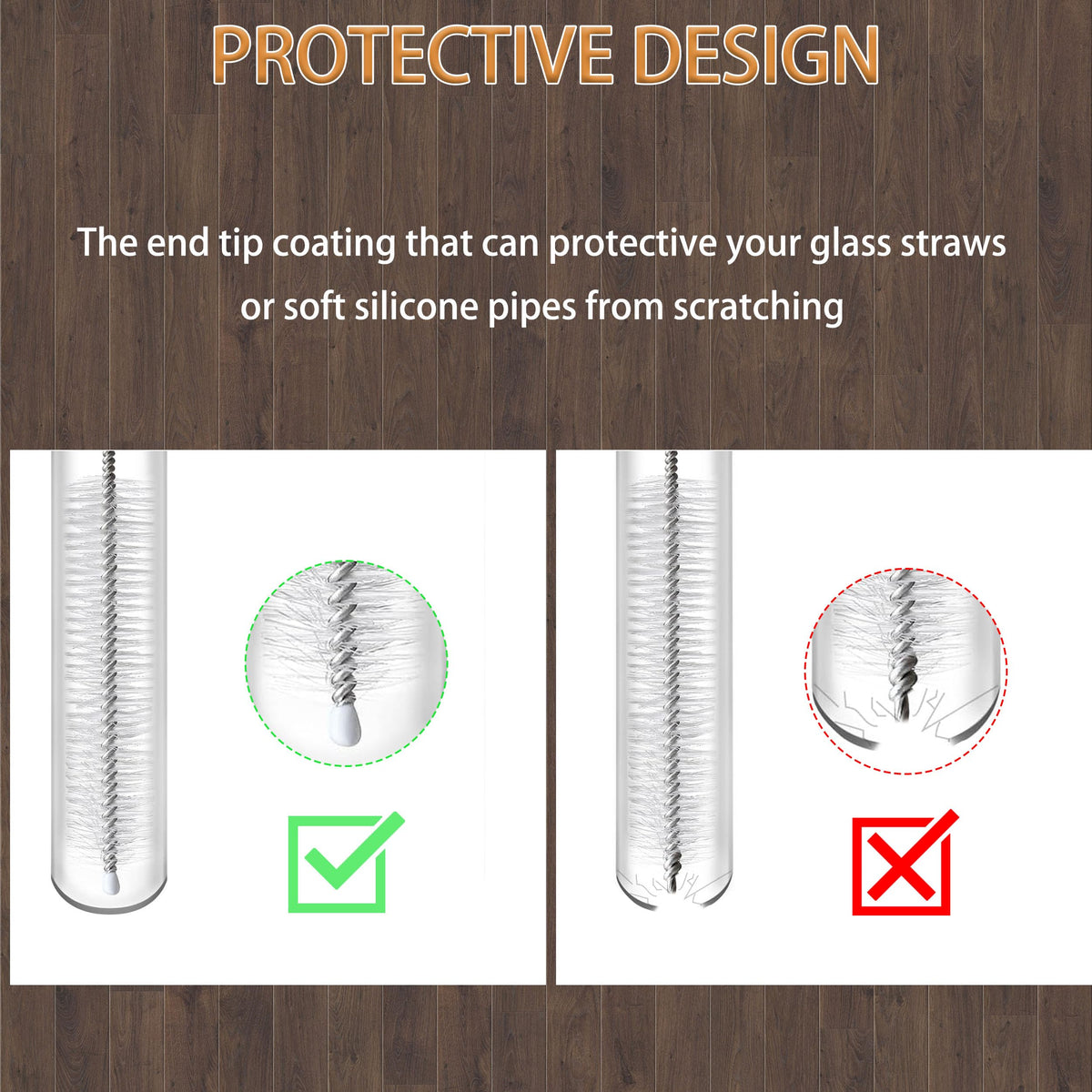 12 inch Extra Long Straw Cleaner Brush (8 Count) - ModHome Supplies