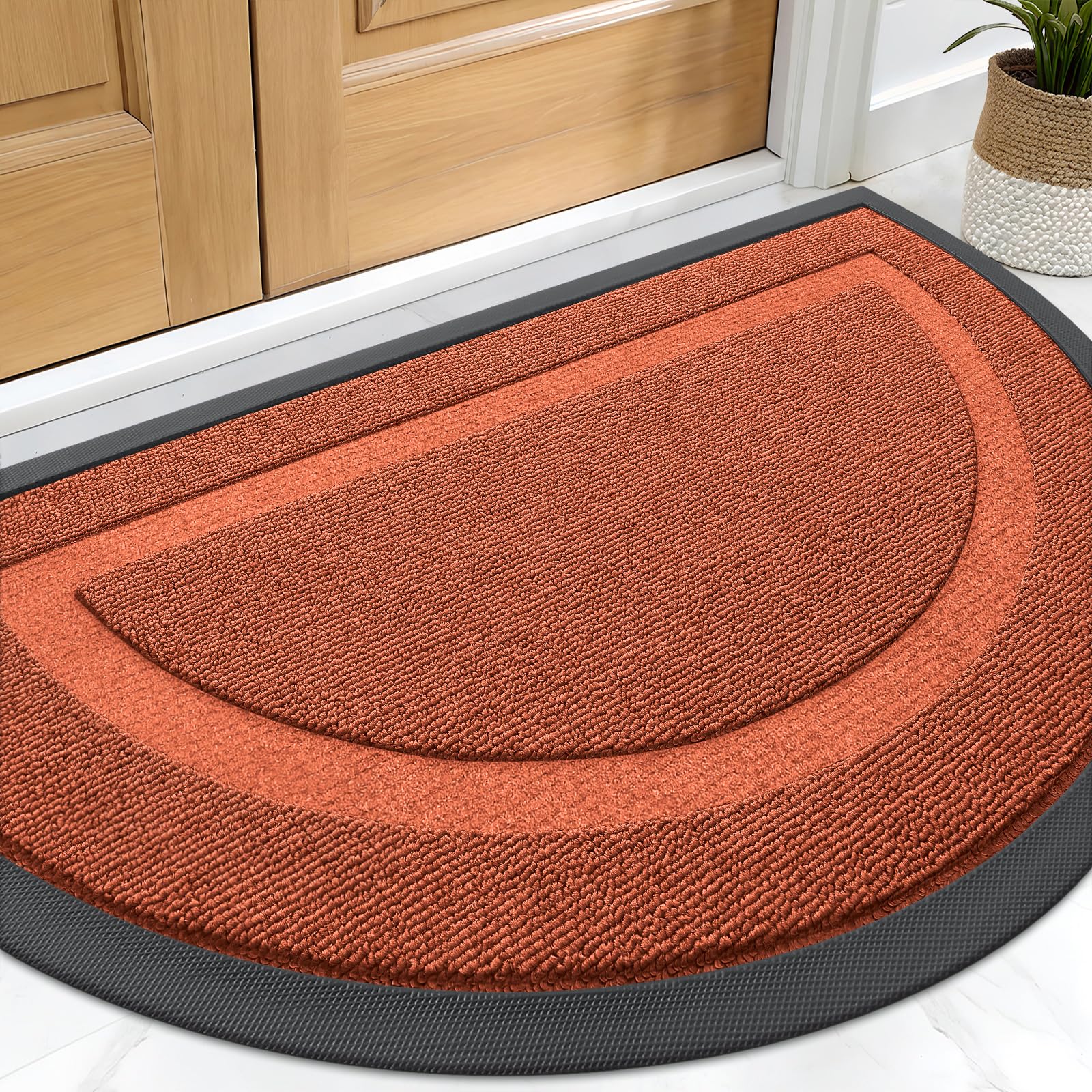 Half Circle Front Door Mat Outside 33x21 All