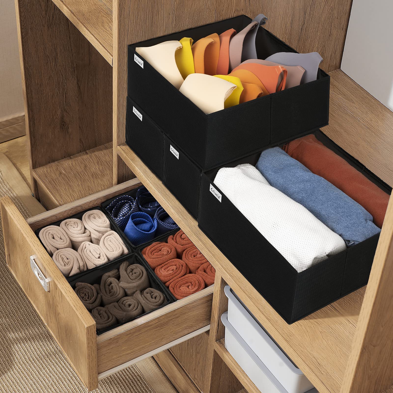 Drawer Organizer Clothes (8 Count)