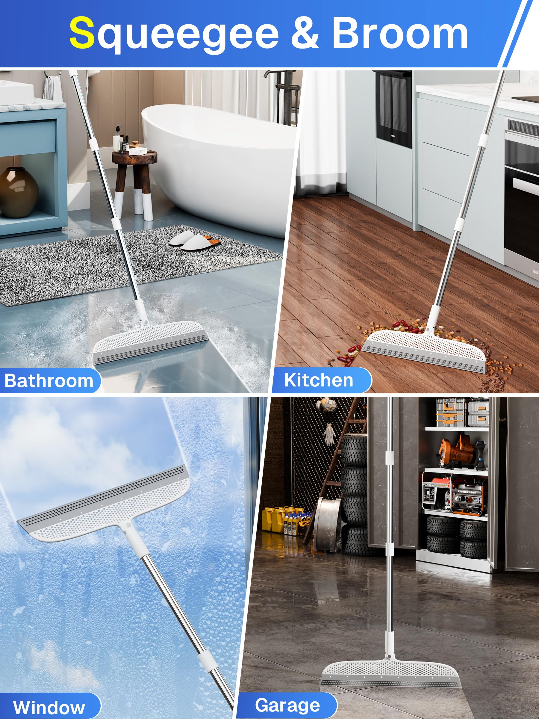 Silicone Floor Squeegee