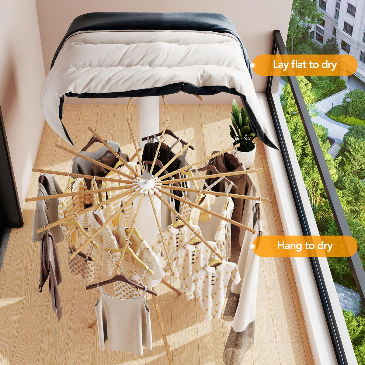 Clothes Drying Rack Tripod