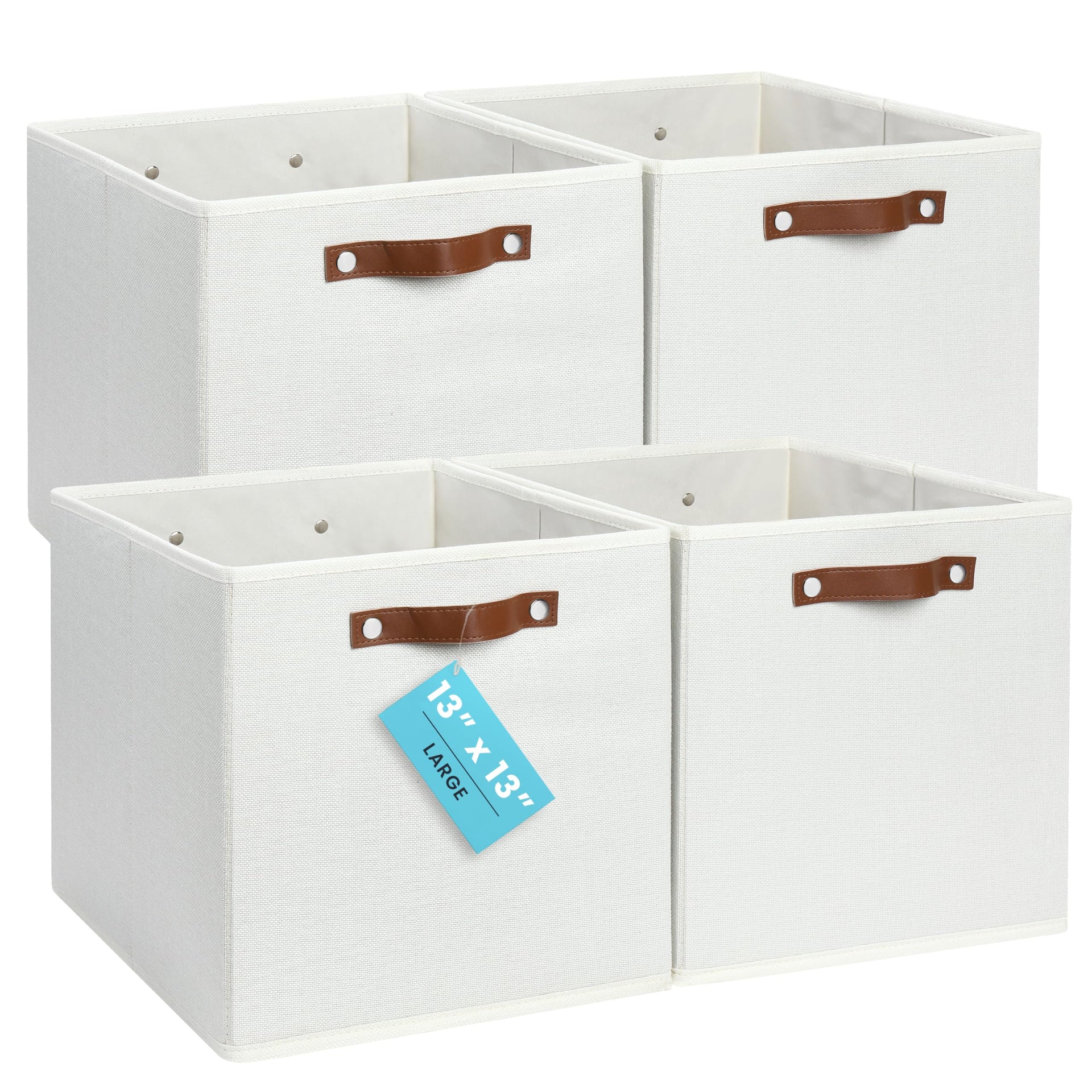 13x13 Cube Storage Bins (4 Count)