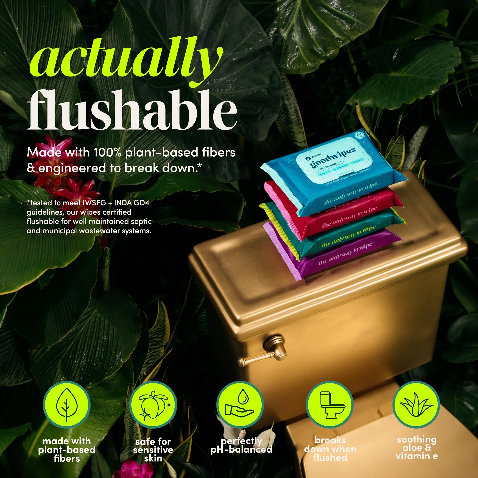 Flushable Wipes (200 Count)