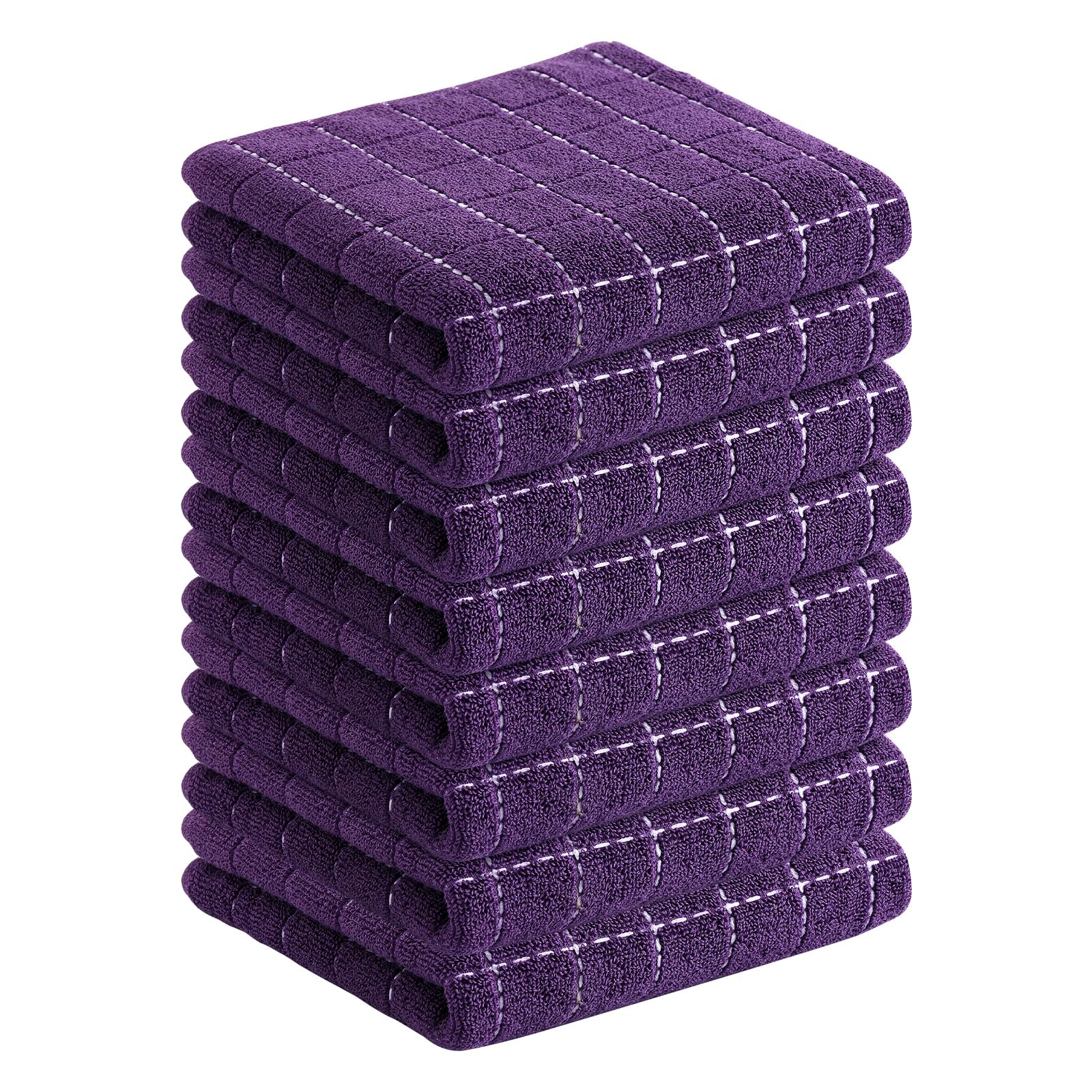 100% Cotton Terry Kitchen Towels (8 Count)