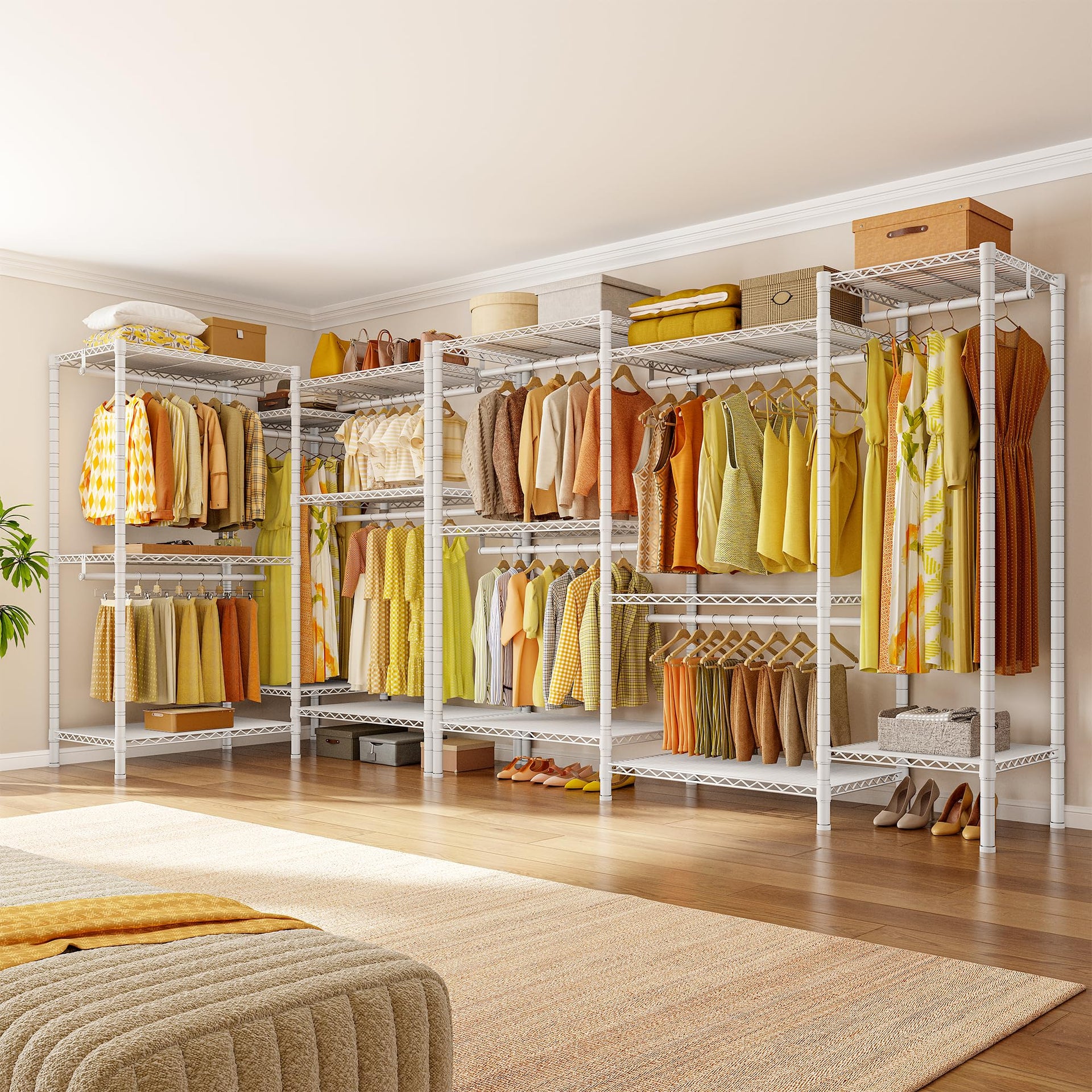Clothes Rack Clothing Racks for Hanging Clothes Heavy Duty